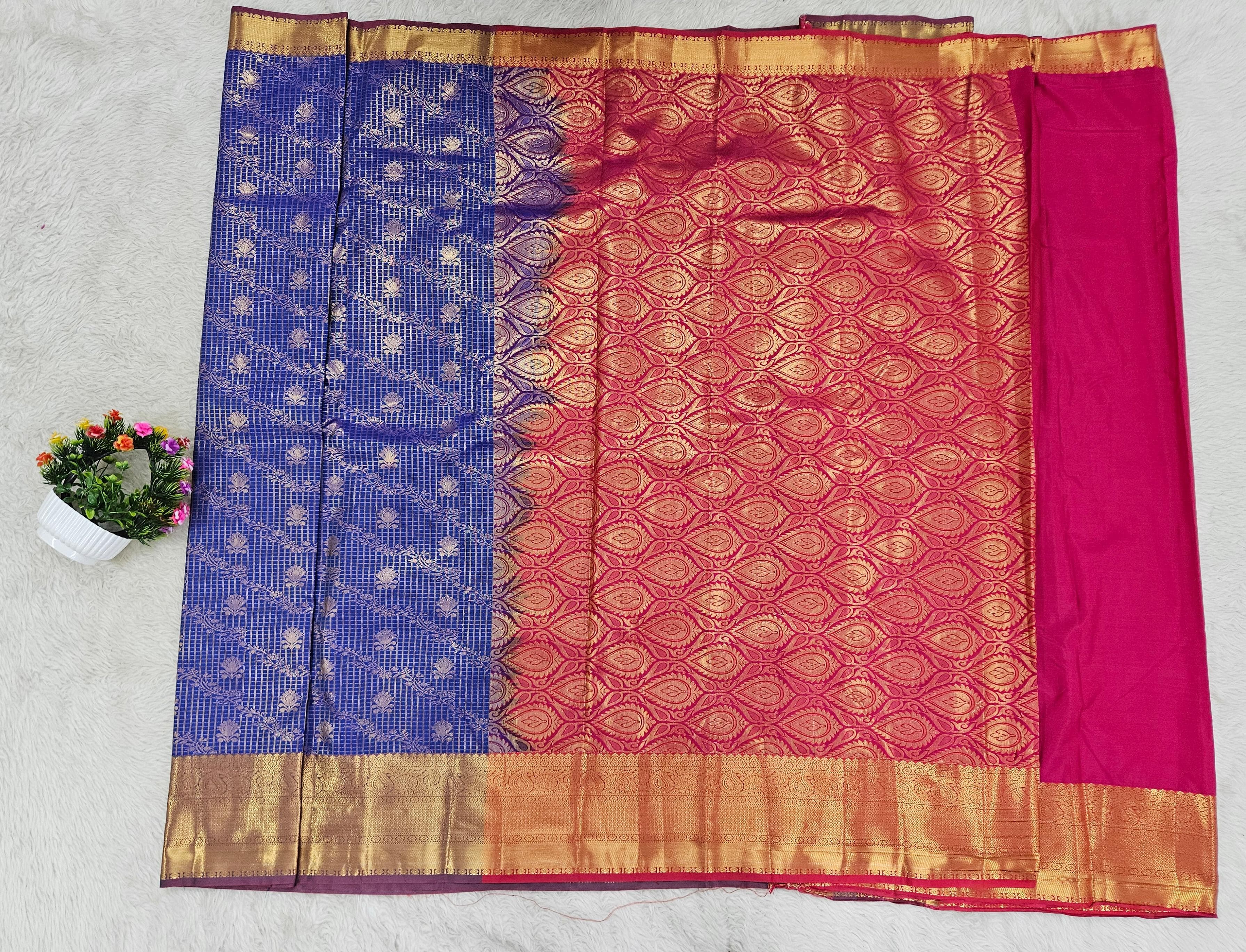 Semi kanchipattu saree