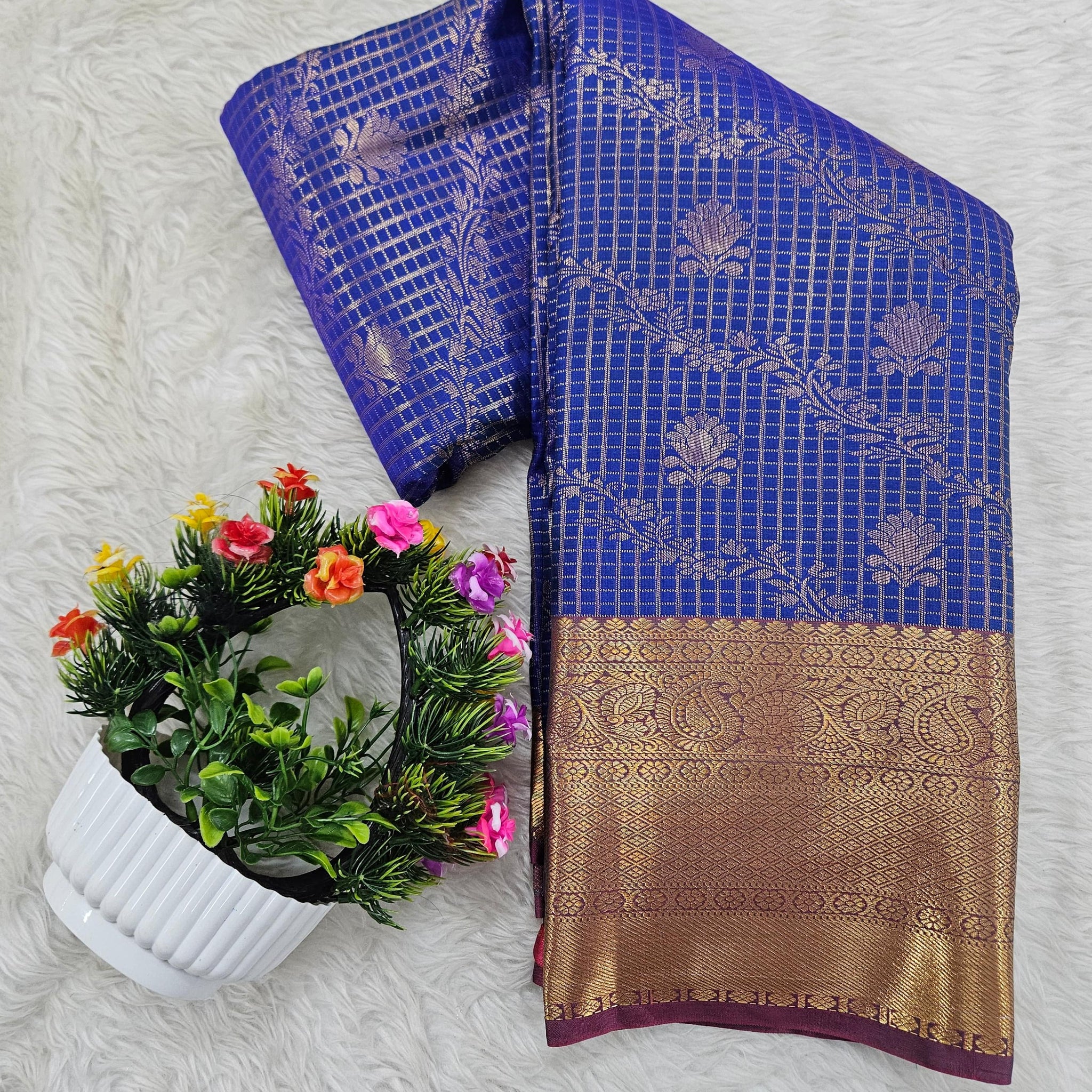 Semi kanchipattu saree