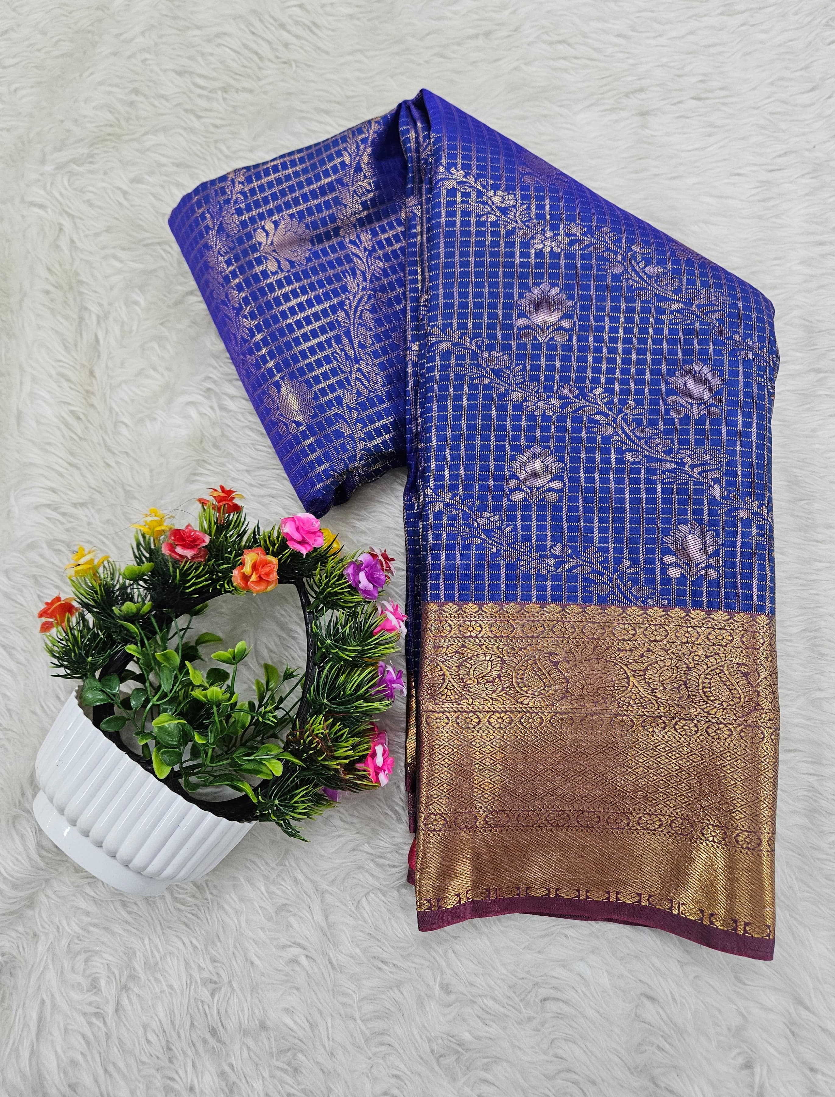 Semi kanchipattu saree