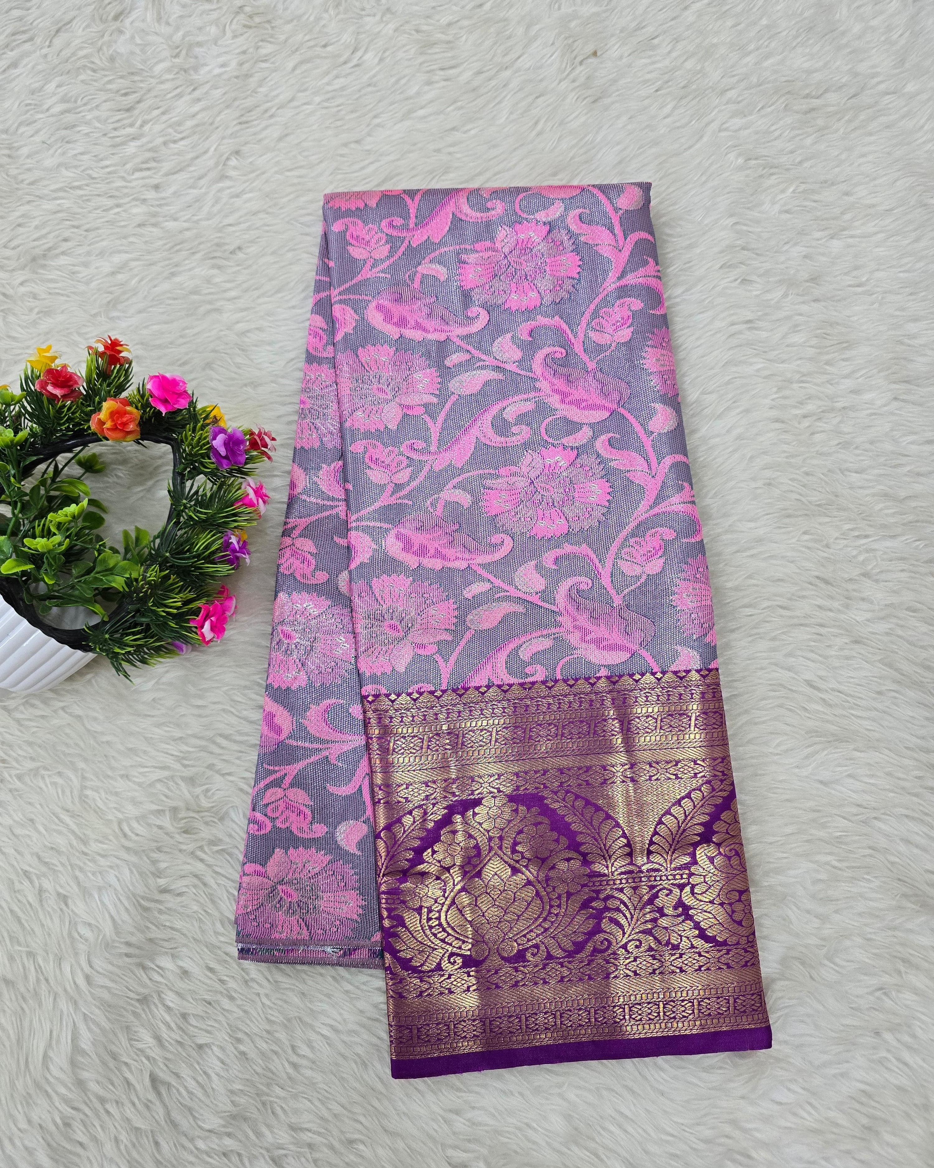 (5–10 Year) Lehenga – Unstitched (Blouse + Material)