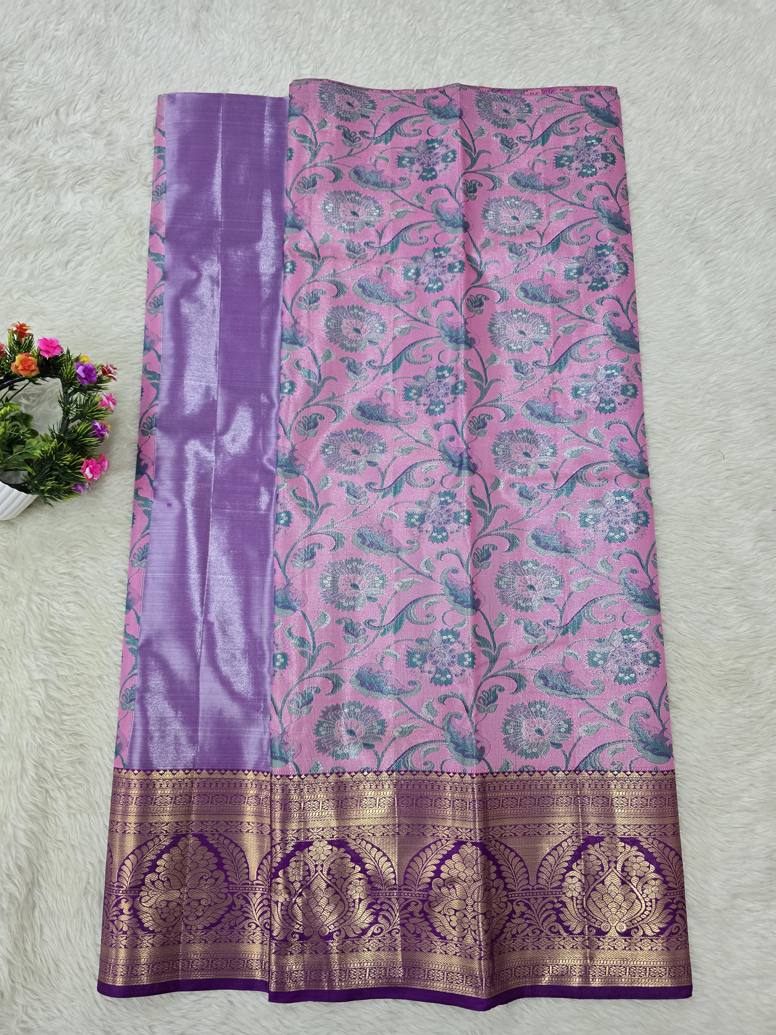 (5–10 Year) Lehenga – Unstitched (Blouse + Material)