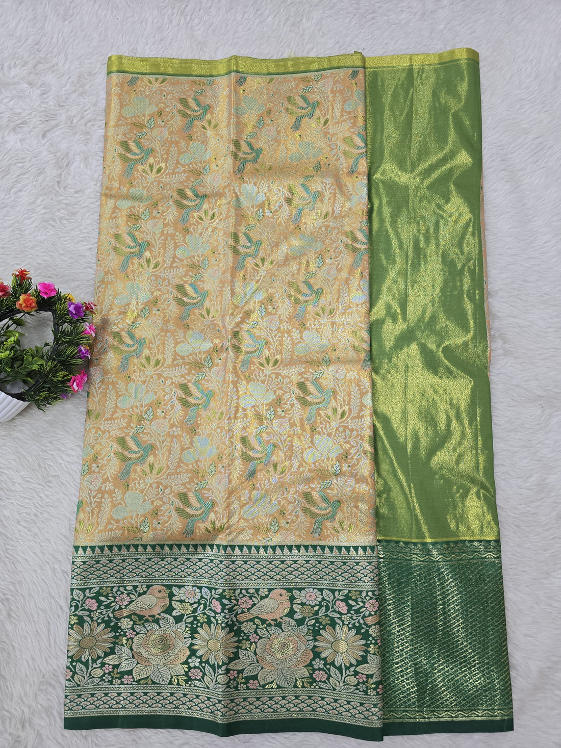 (5–10 Year) Lehenga – Unstitched (Blouse + Material)