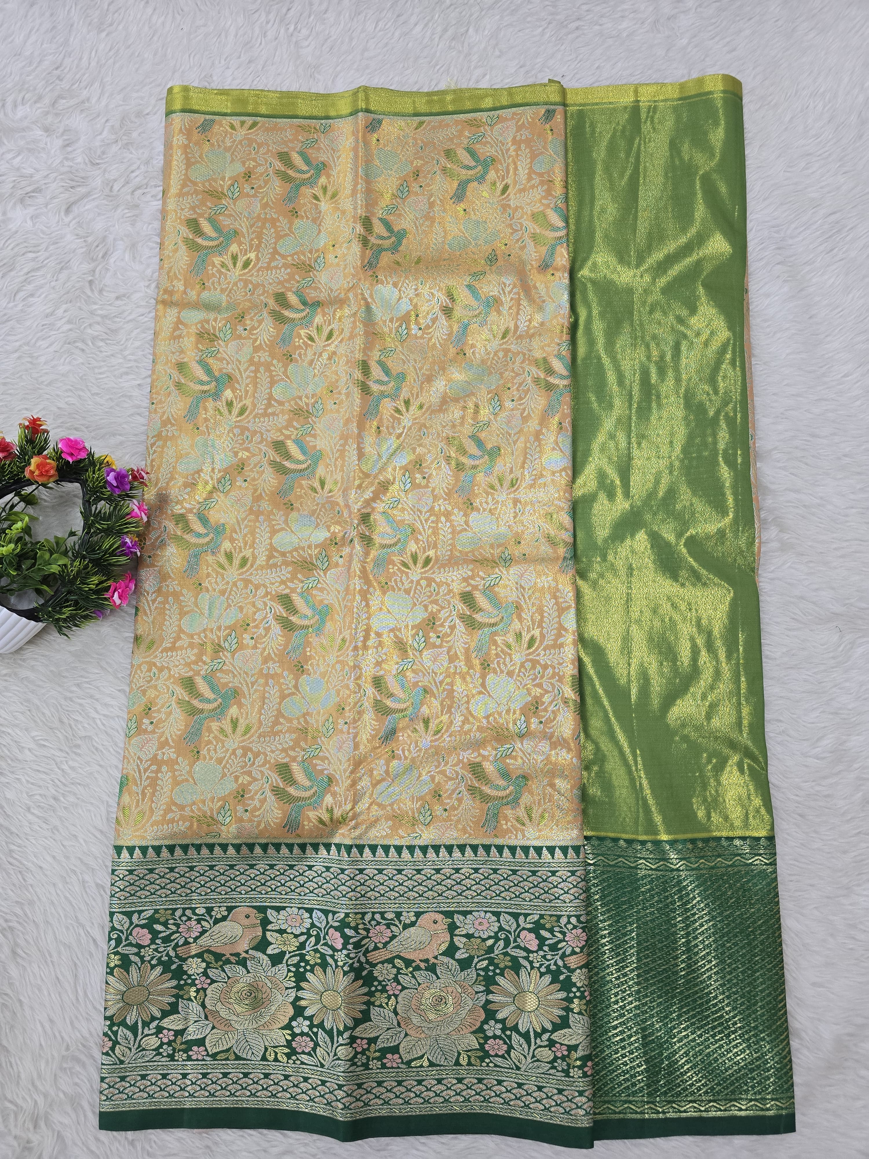 (5–10 Year) Lehenga – Unstitched (Blouse + Material)
