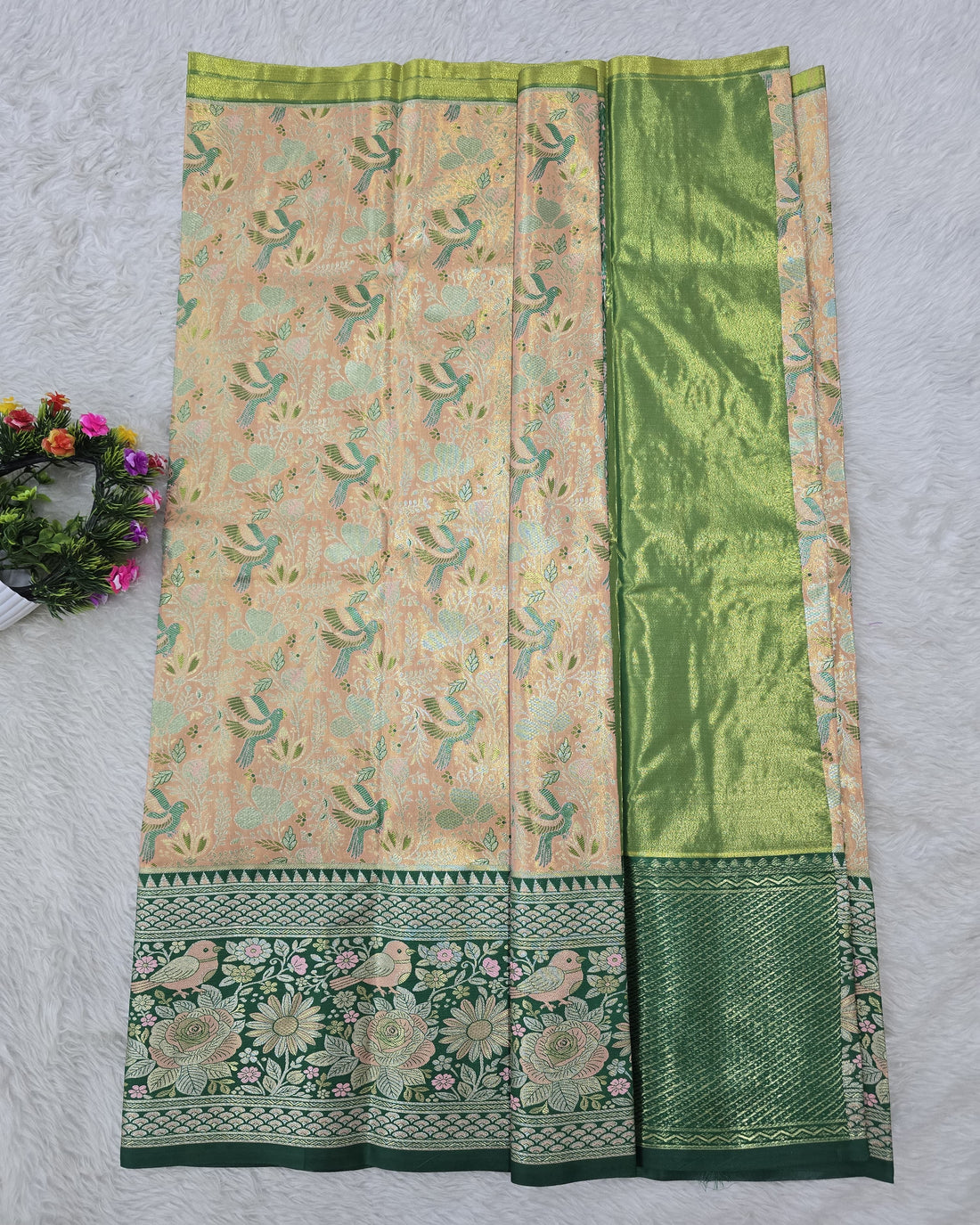 (5–10 Year) Lehenga – Unstitched (Blouse + Material)