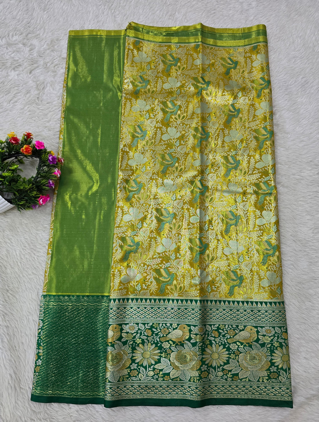 (5–10 Year) Lehenga – Unstitched (Blouse + Material)