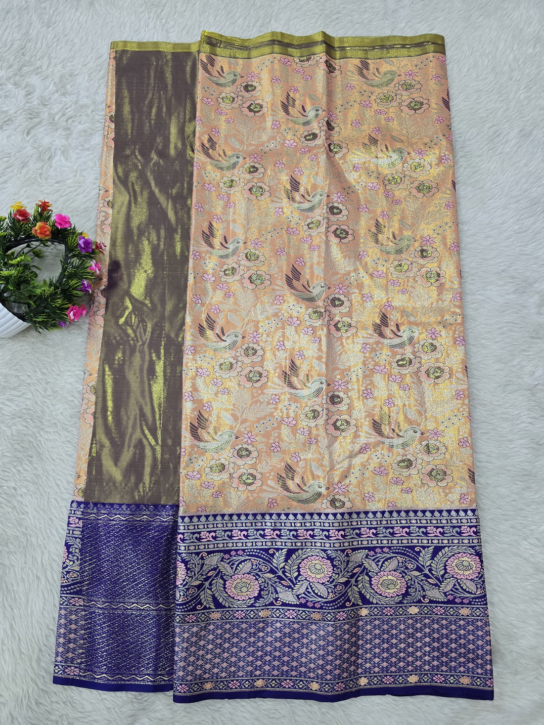 (5–10 Year) Lehenga – Unstitched (Blouse + Material)