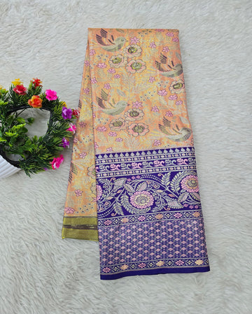 (5–10 Year) Lehenga – Unstitched (Blouse + Material)