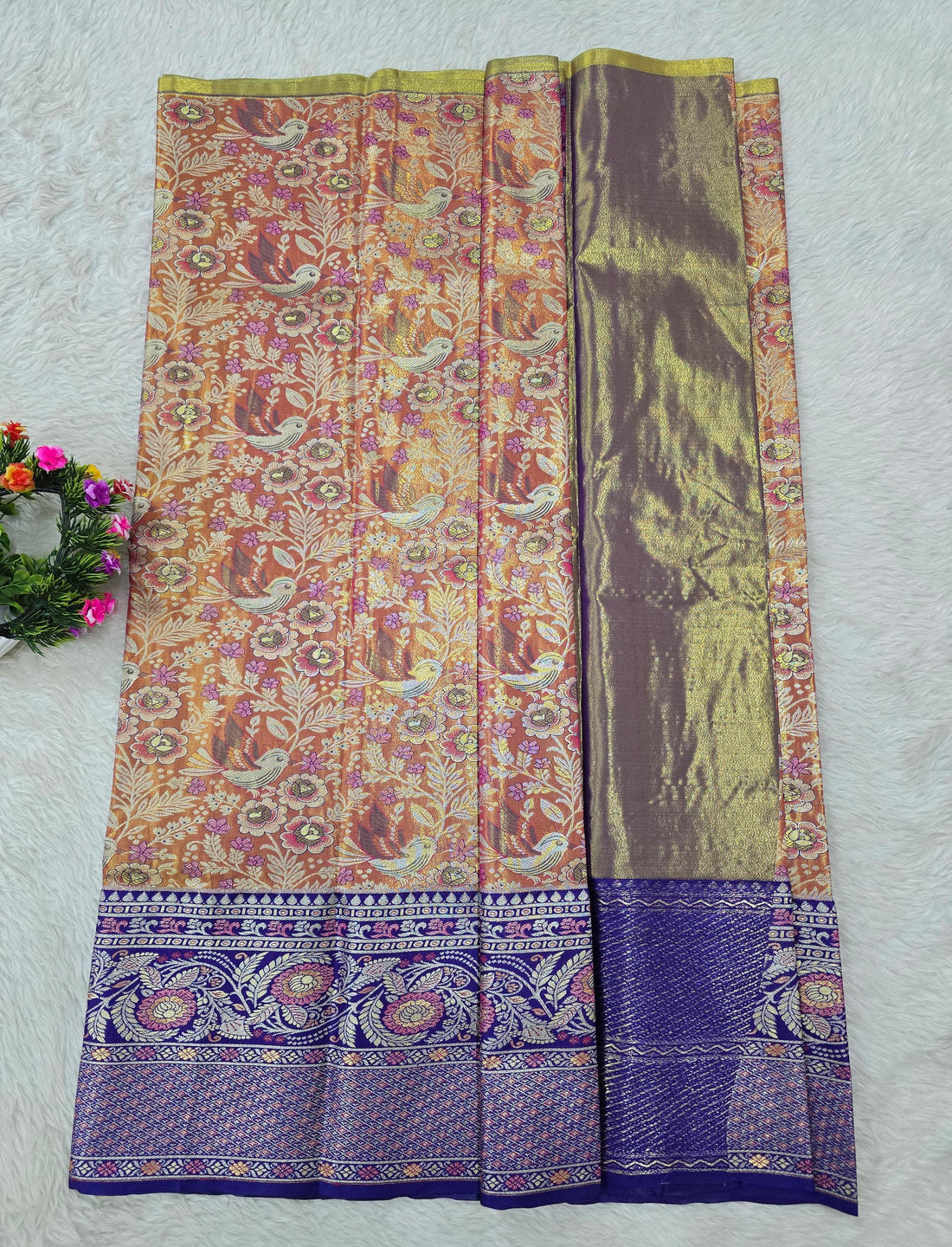 (5–10 Year) Lehenga – Unstitched (Blouse + Material)