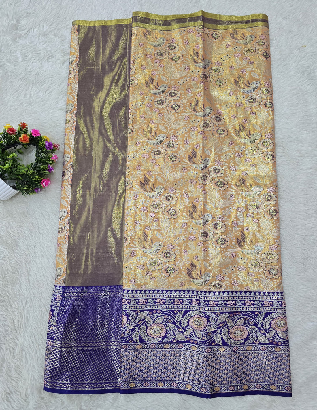 (5–10 Year) Lehenga – Unstitched (Blouse + Material)