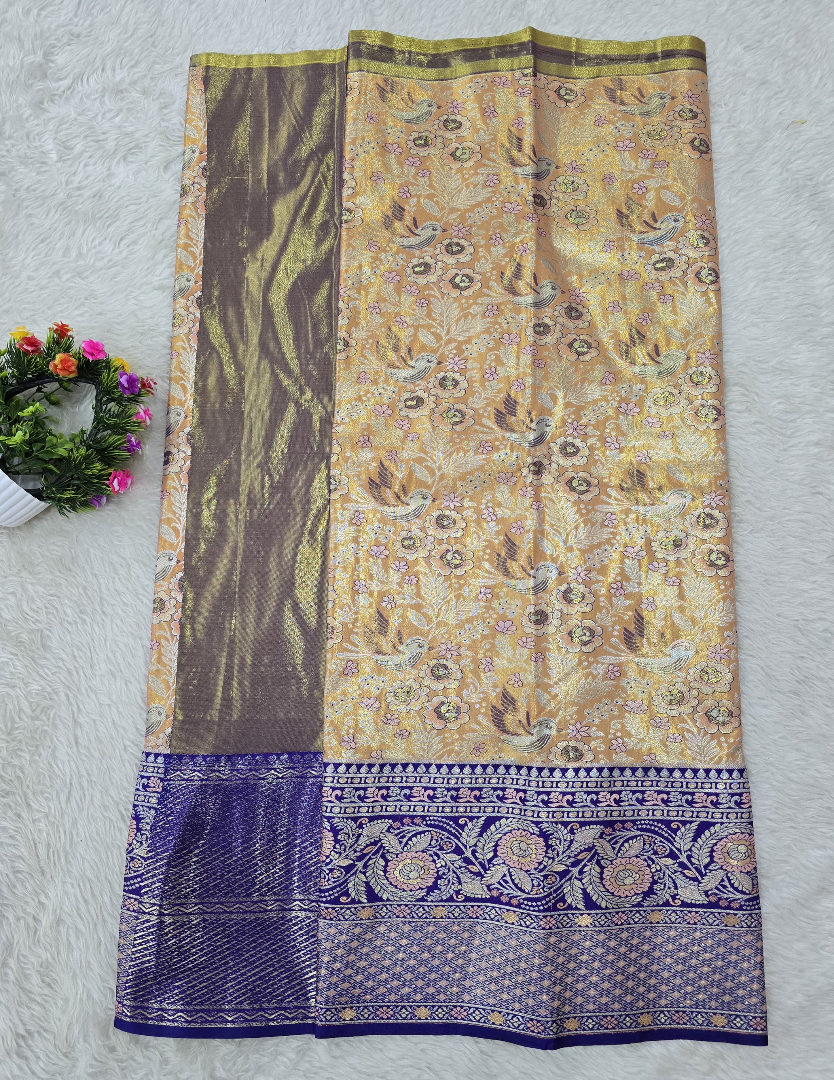 (5–10 Year) Lehenga – Unstitched (Blouse + Material)