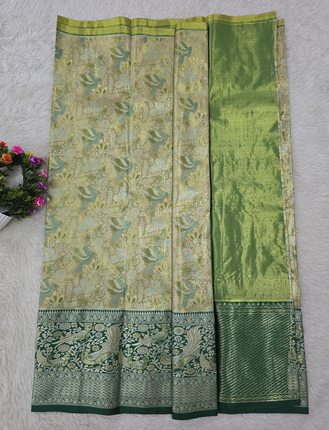 (5–10 Year) Lehenga – Unstitched (Blouse + Material)