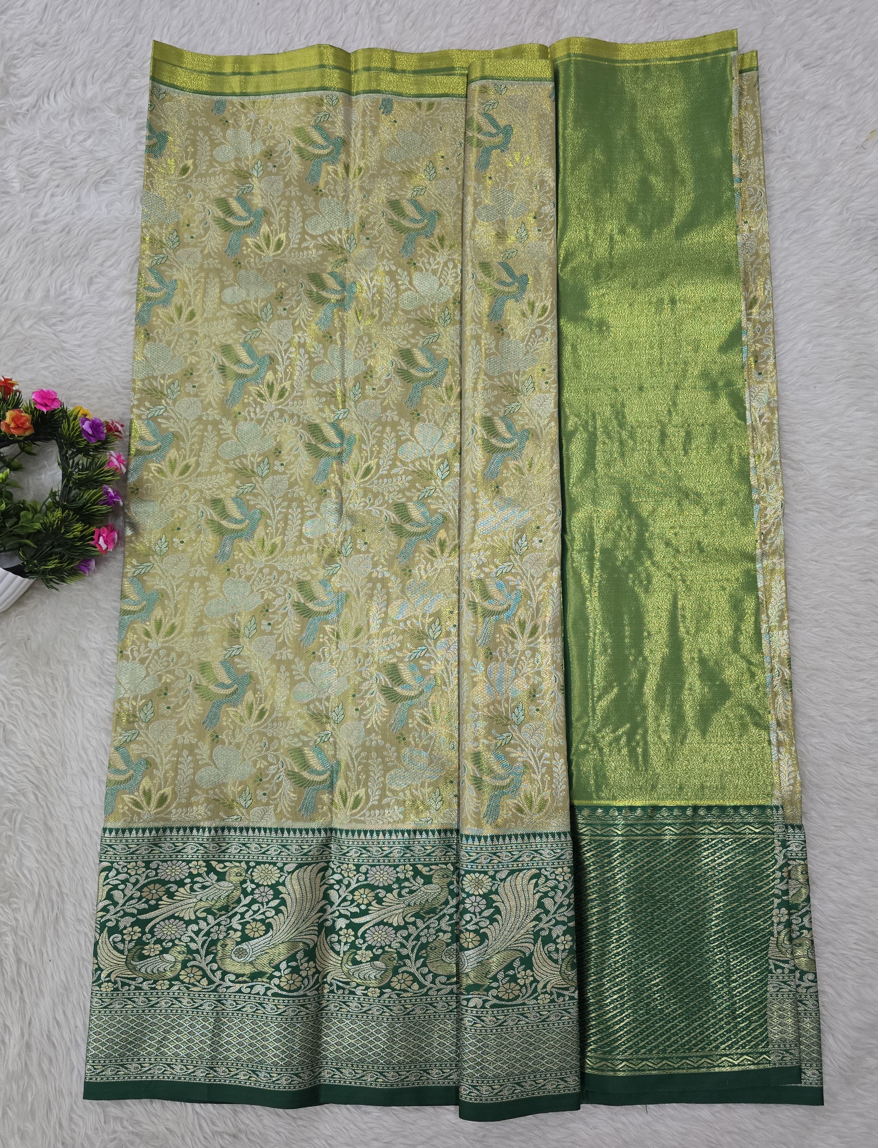 (5–10 Year) Lehenga – Unstitched (Blouse + Material)