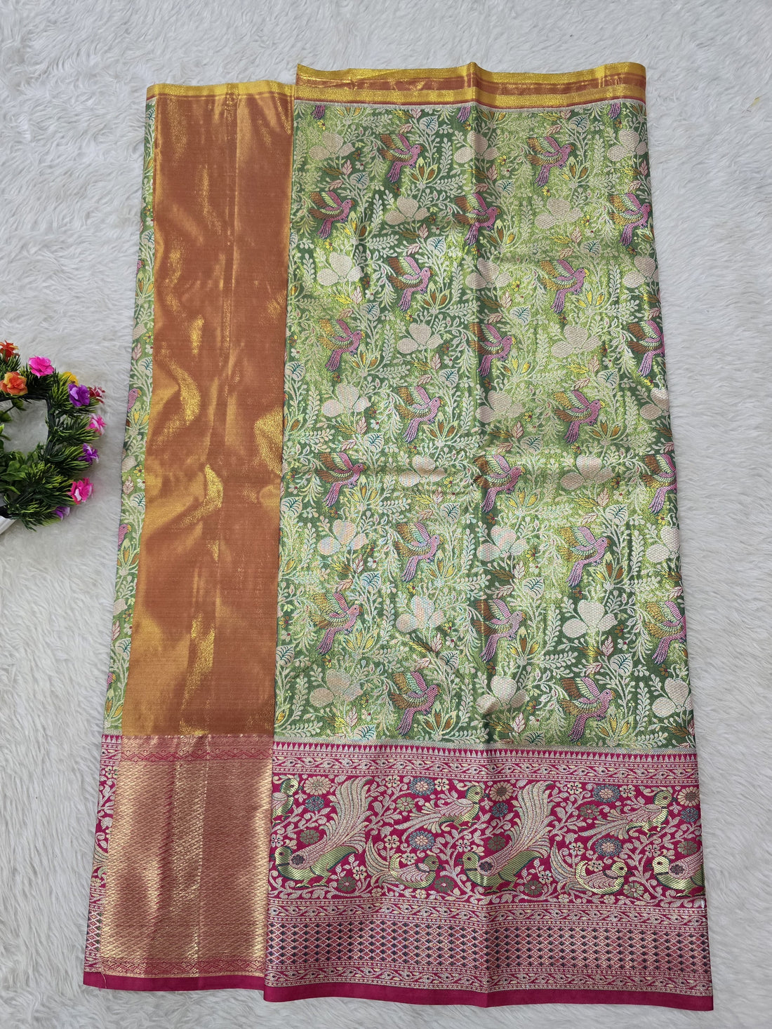 (5–10 Year) Lehenga – Unstitched (Blouse + Material)