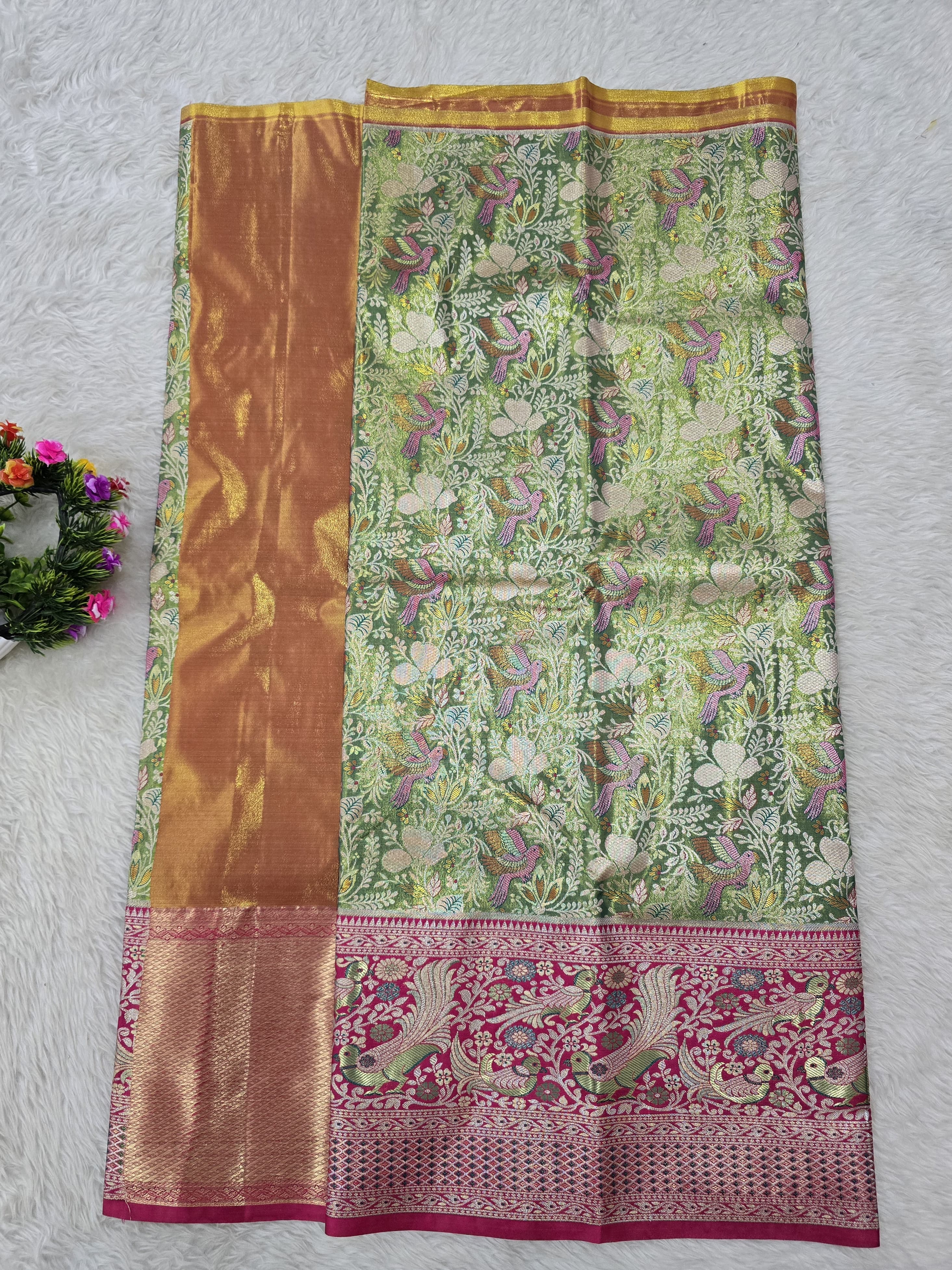 (5–10 Year) Lehenga – Unstitched (Blouse + Material)