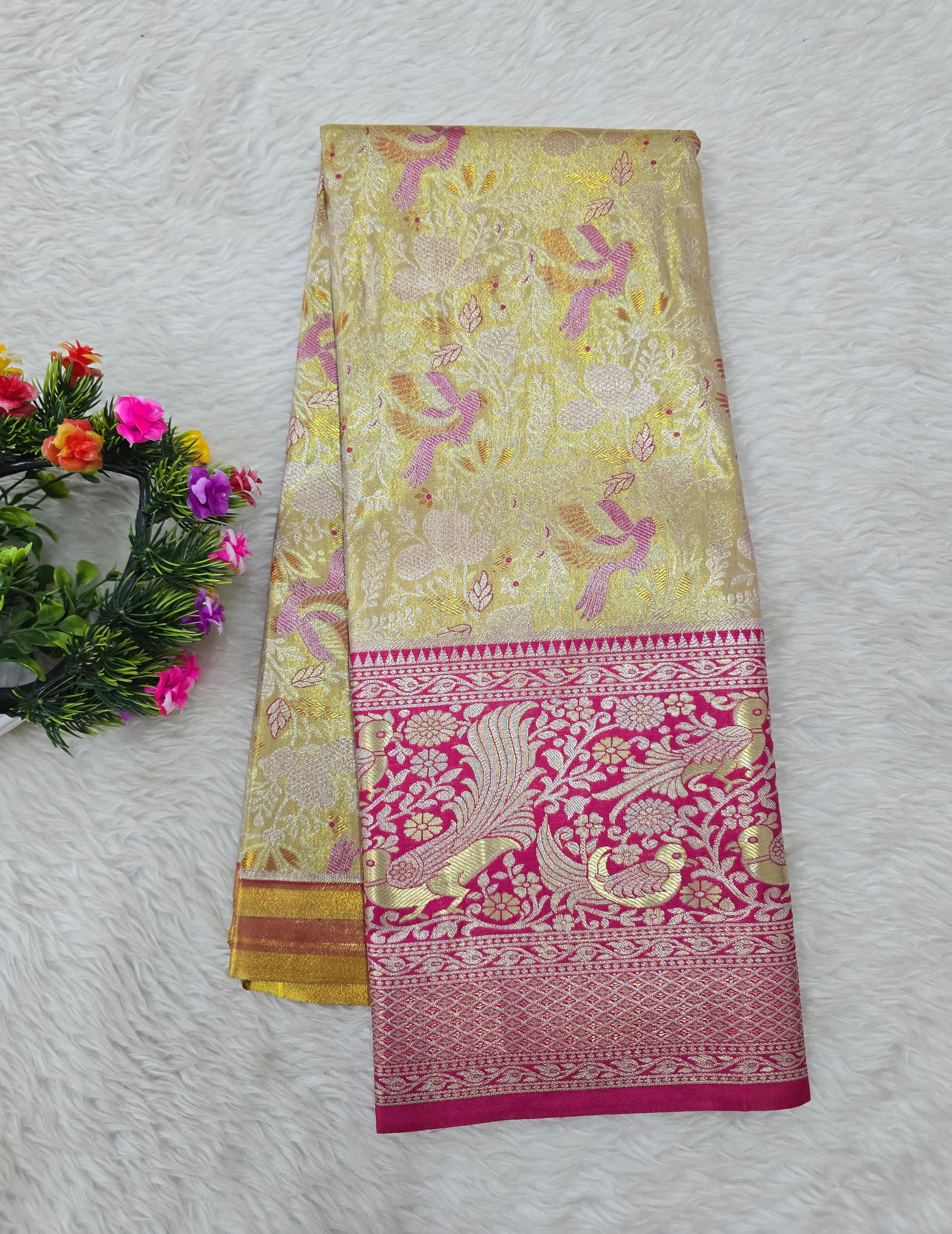 (5–10 Year) Lehenga – Unstitched (Blouse + Material)