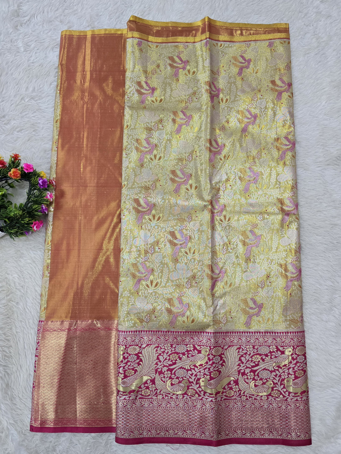 (5–10 Year) Lehenga – Unstitched (Blouse + Material)