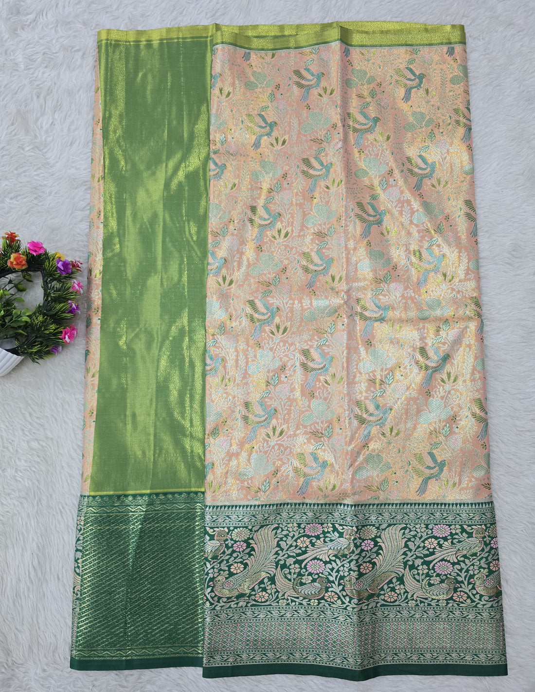 (5–10 Year) Lehenga – Unstitched (Blouse + Material)