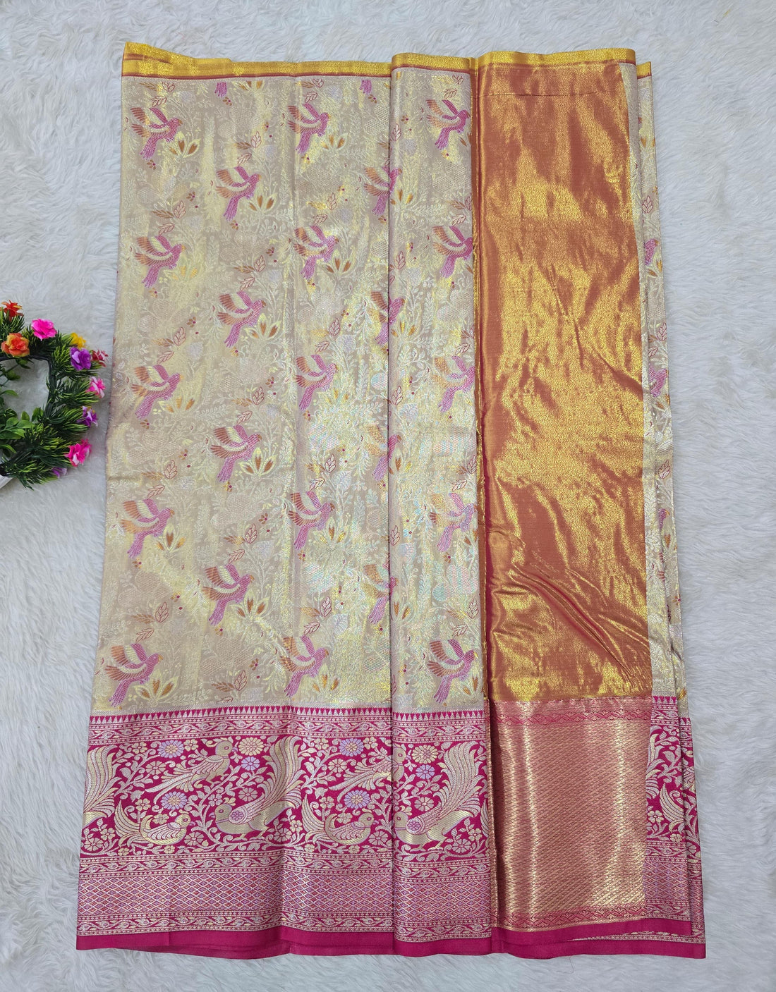 (5–10 Year) Lehenga – Unstitched (Blouse + Material)