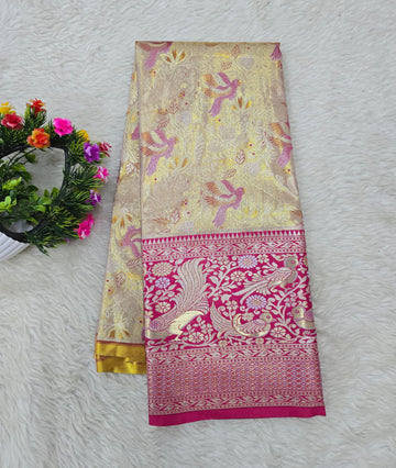 (5–10 Year) Lehenga – Unstitched (Blouse + Material)