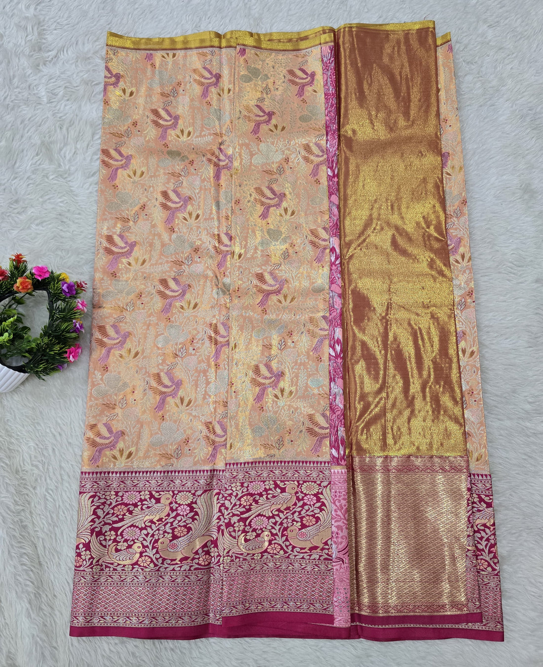 (5–10 Year) Lehenga – Unstitched (Blouse + Material)