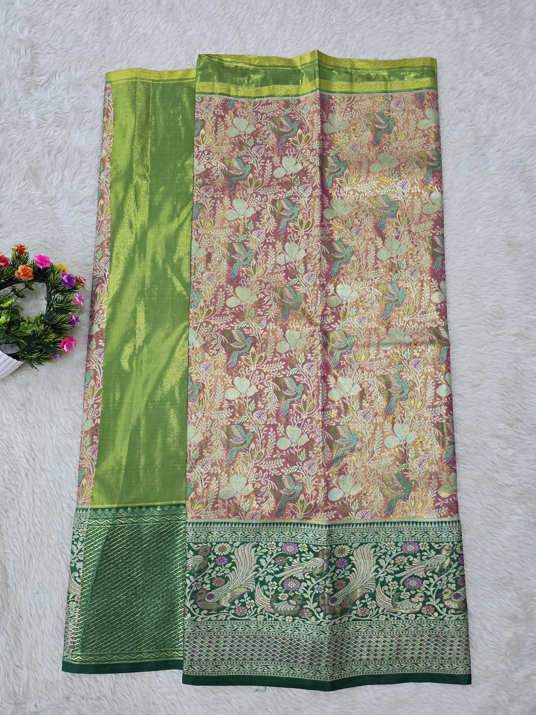 (5–10 Year) Lehenga – Unstitched (Blouse + Material)