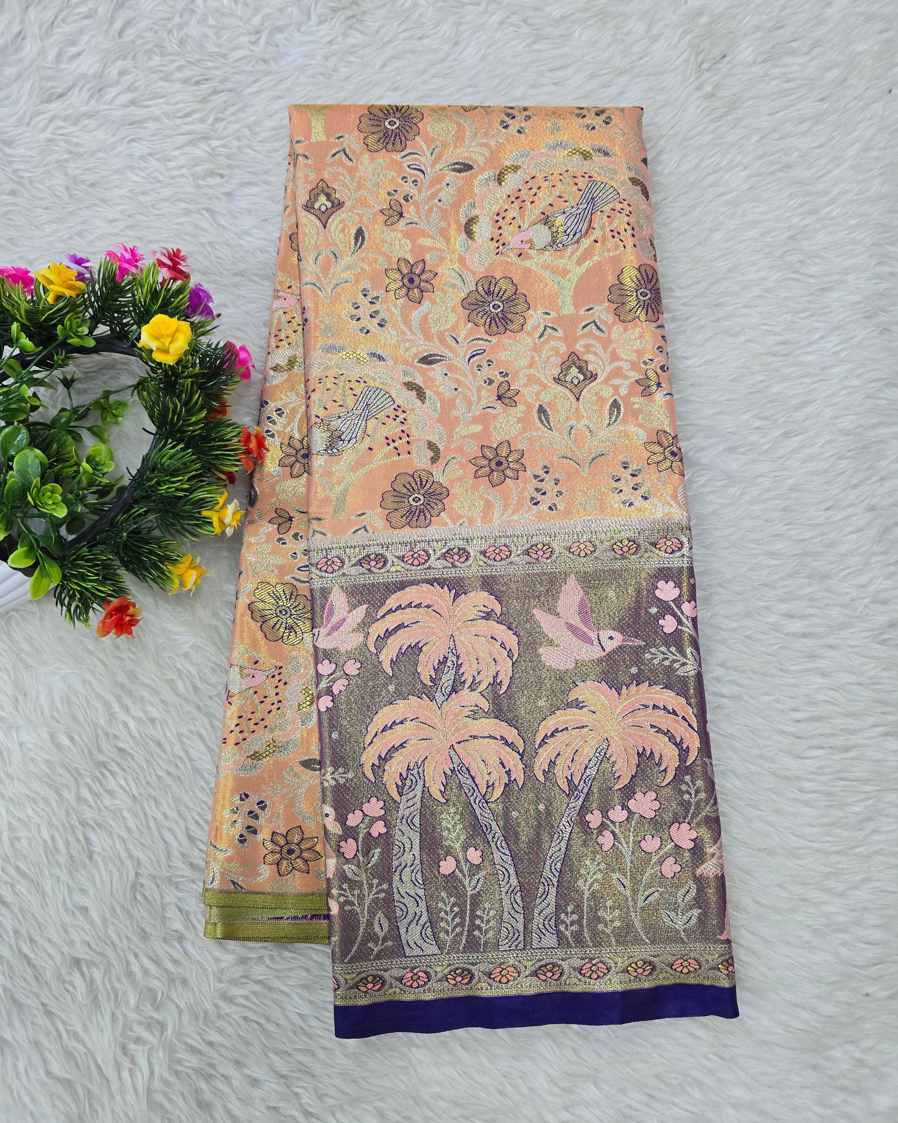 (5–10 Year) Lehenga – Unstitched (Blouse + Material)