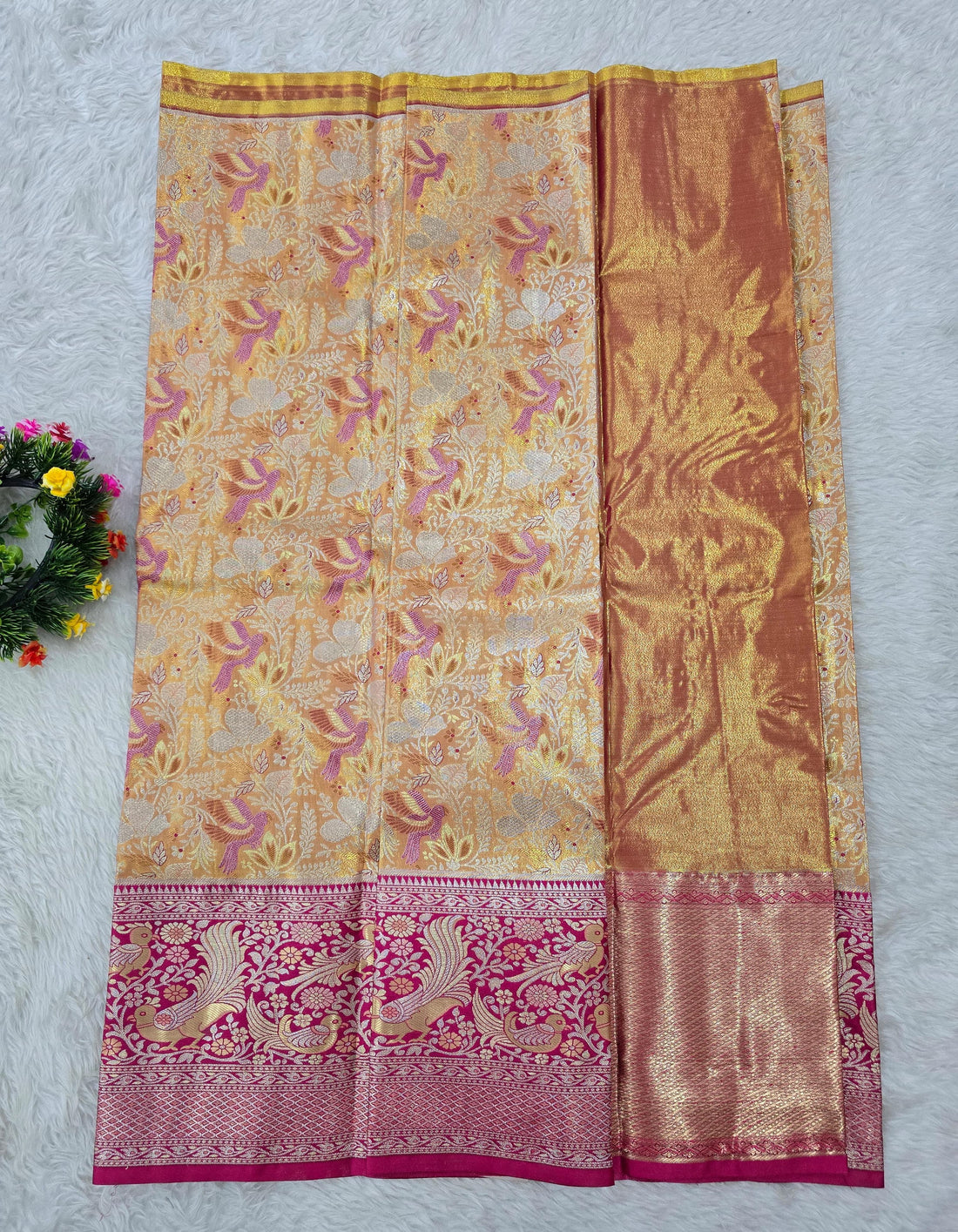 (5–10 Year) Lehenga – Unstitched (Blouse + Material)