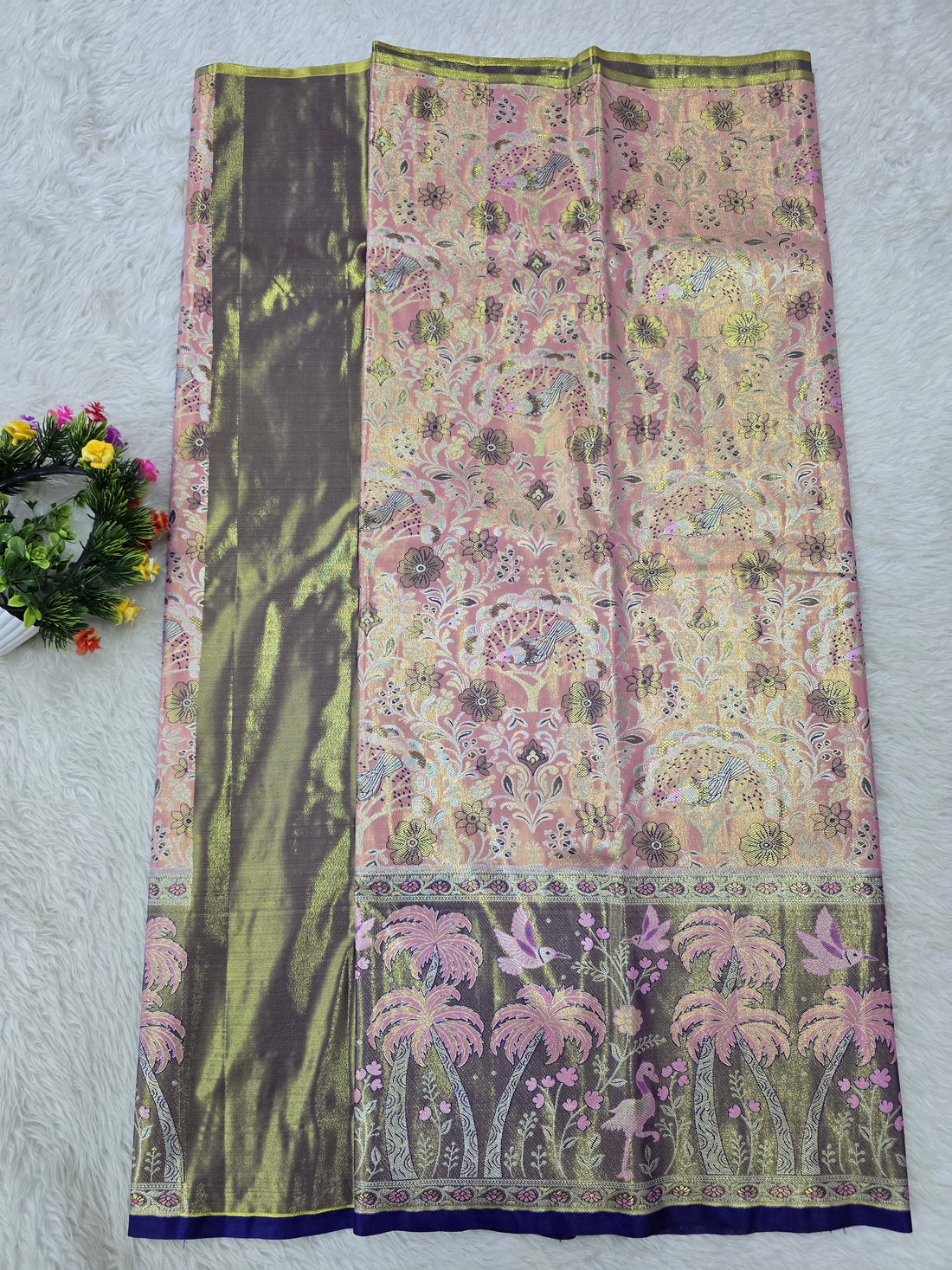 (5–10 Year) Lehenga – Unstitched (Blouse + Material)