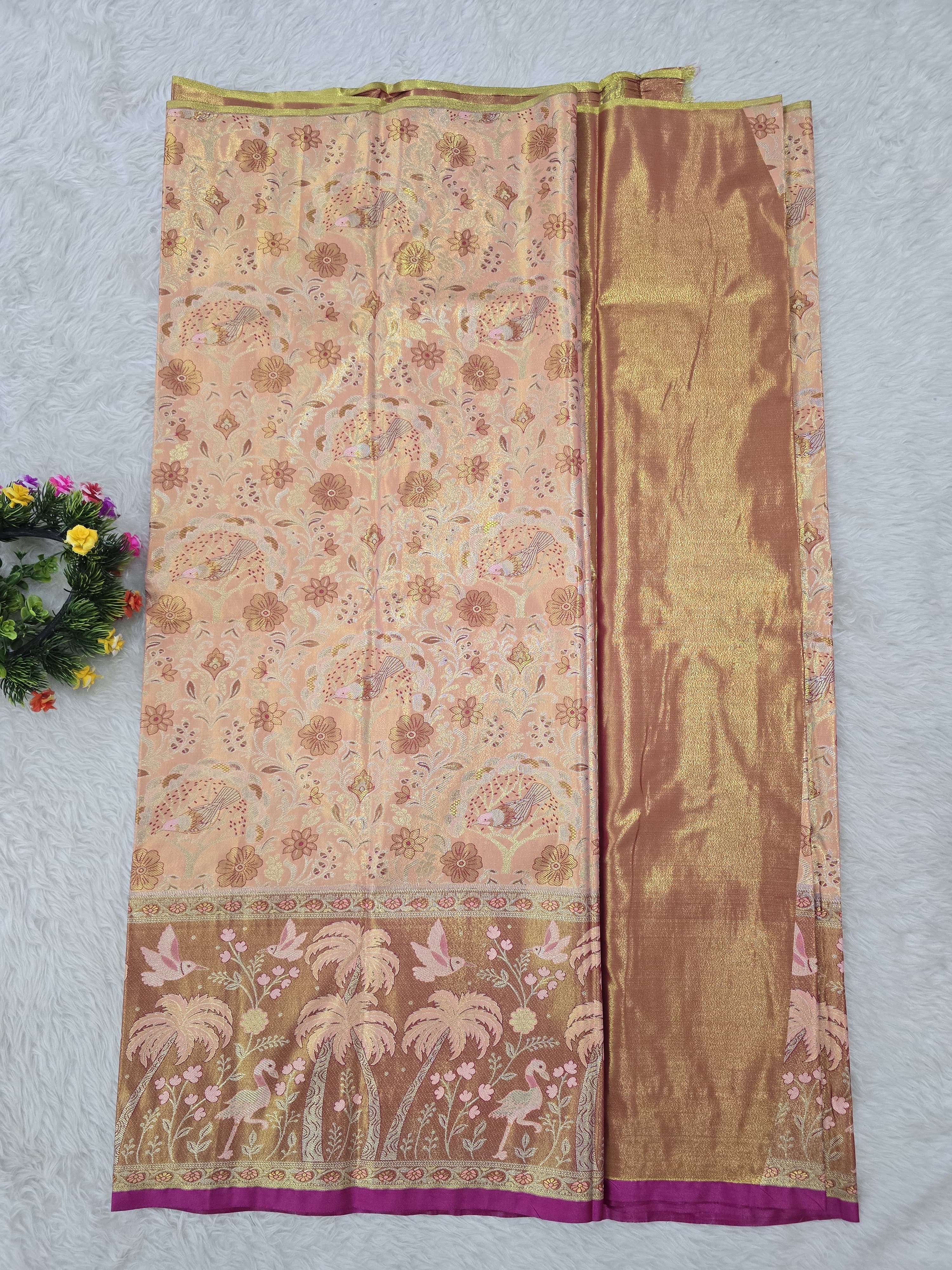 (5–10 Year) Lehenga – Unstitched (Blouse + Material)