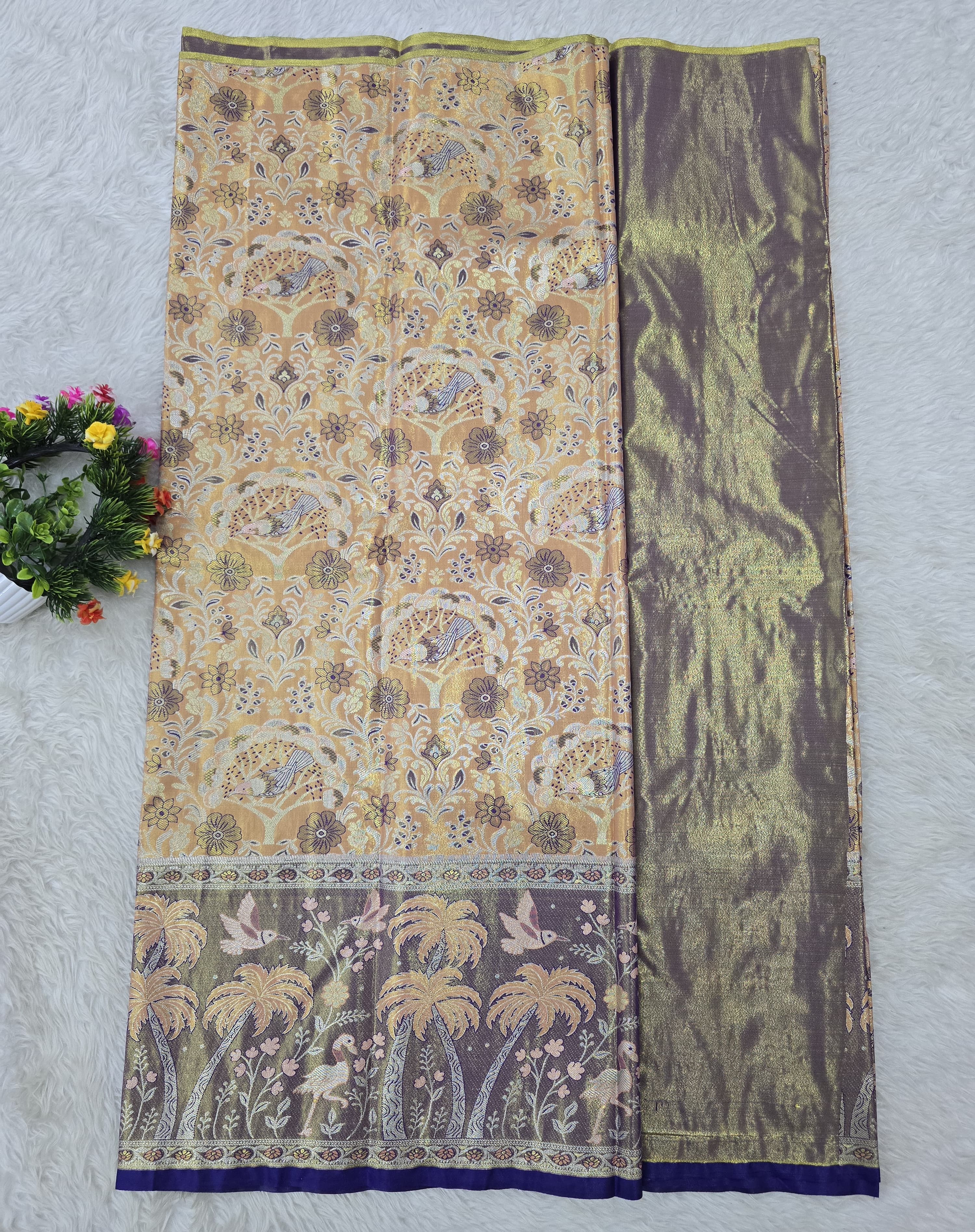 (5–10 Year) Lehenga – Unstitched (Blouse + Material)
