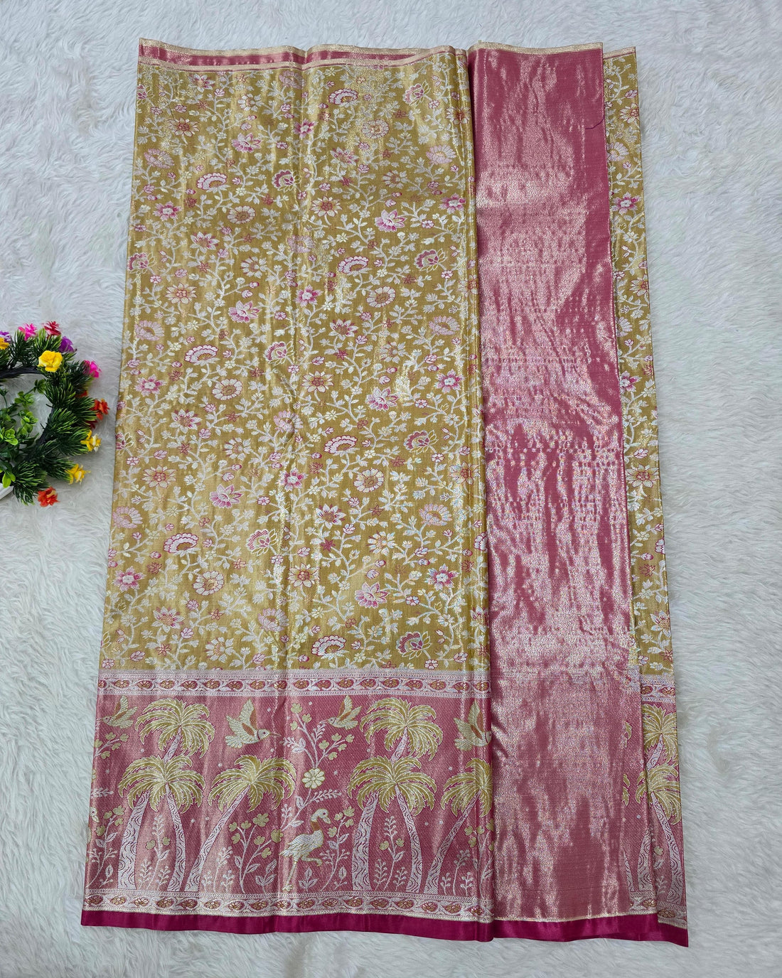(5–10 Year) Lehenga – Unstitched (Blouse + Material)