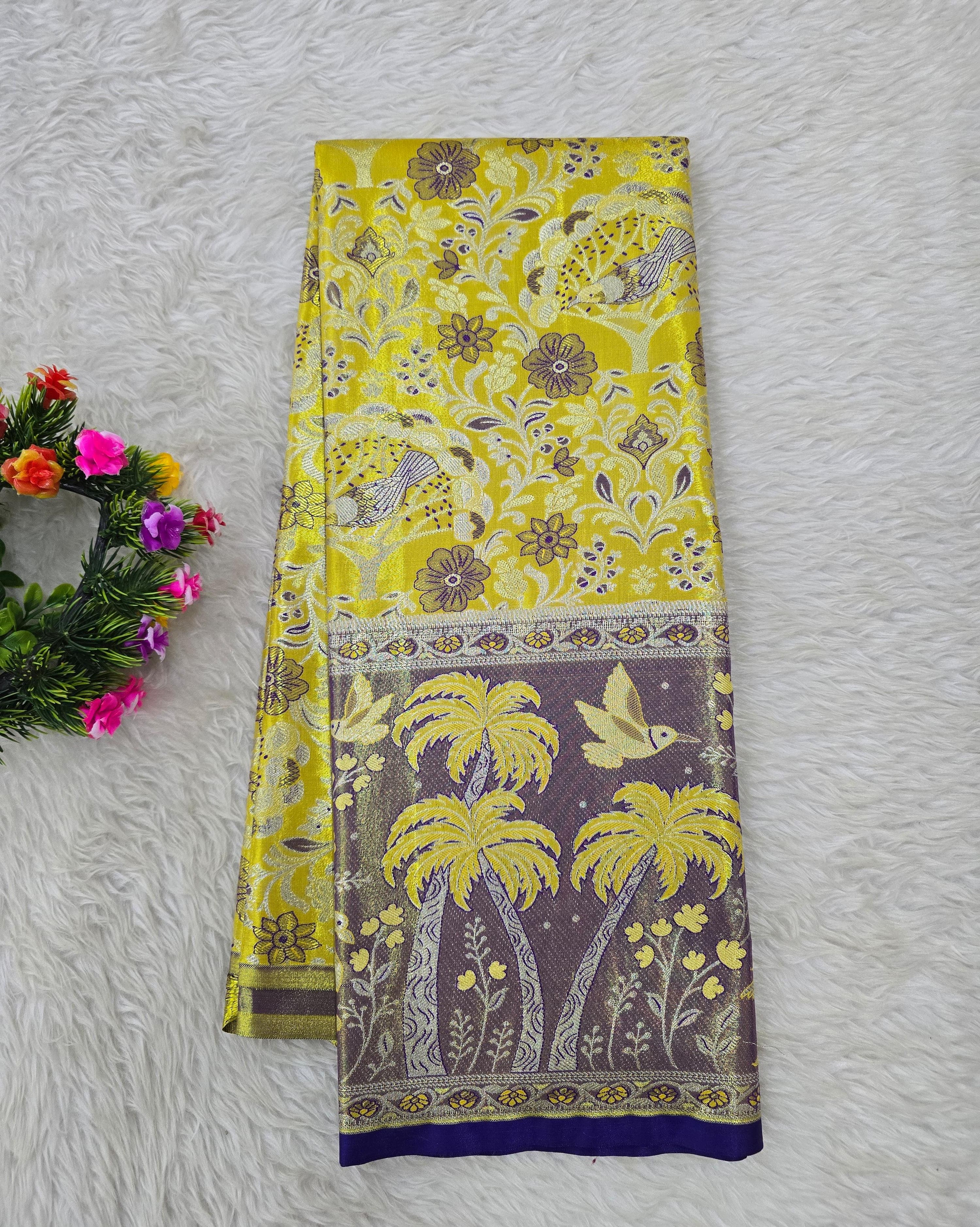 (5–10 Year) Lehenga – Unstitched (Blouse + Material)