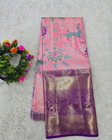 (5–10 Year) Lehenga – Unstitched (Blouse + Material)