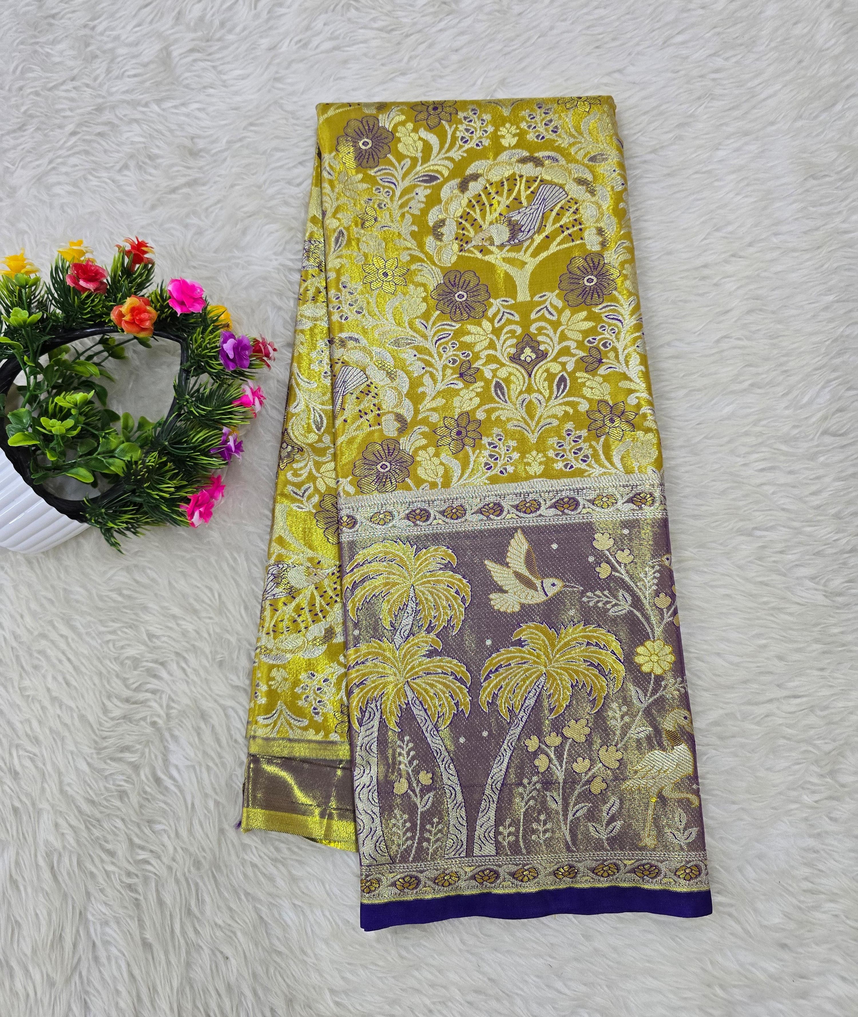 (5–10 Year) Lehenga – Unstitched (Blouse + Material)