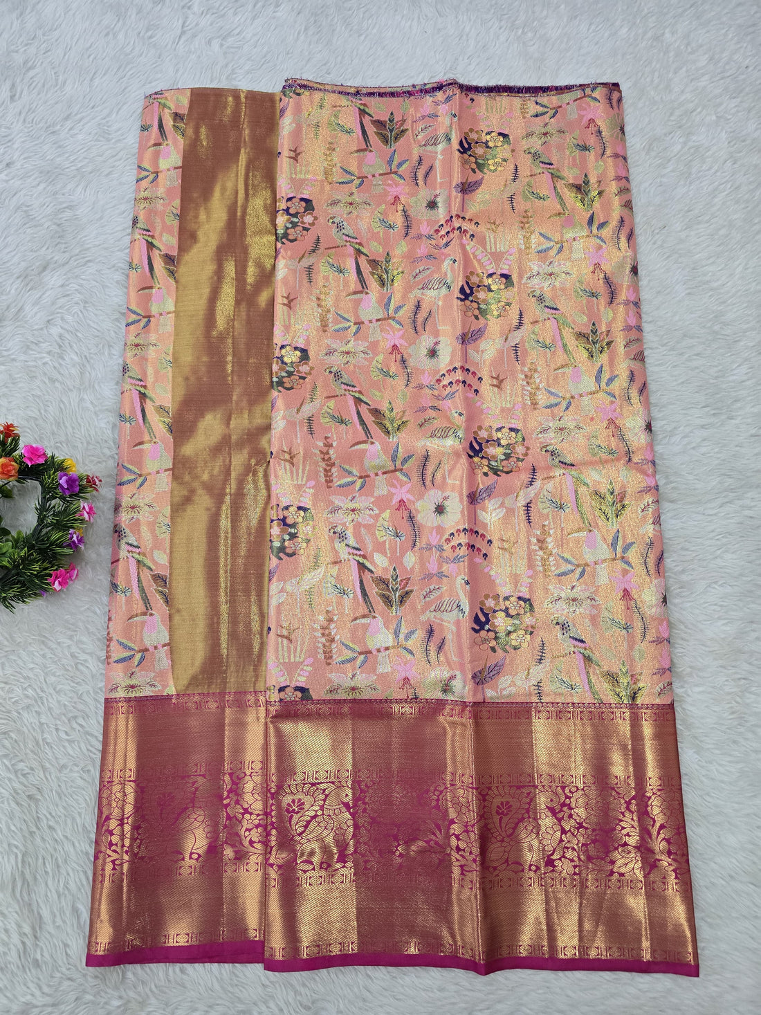 (5–10 Year) Lehenga – Unstitched (Blouse + Material)