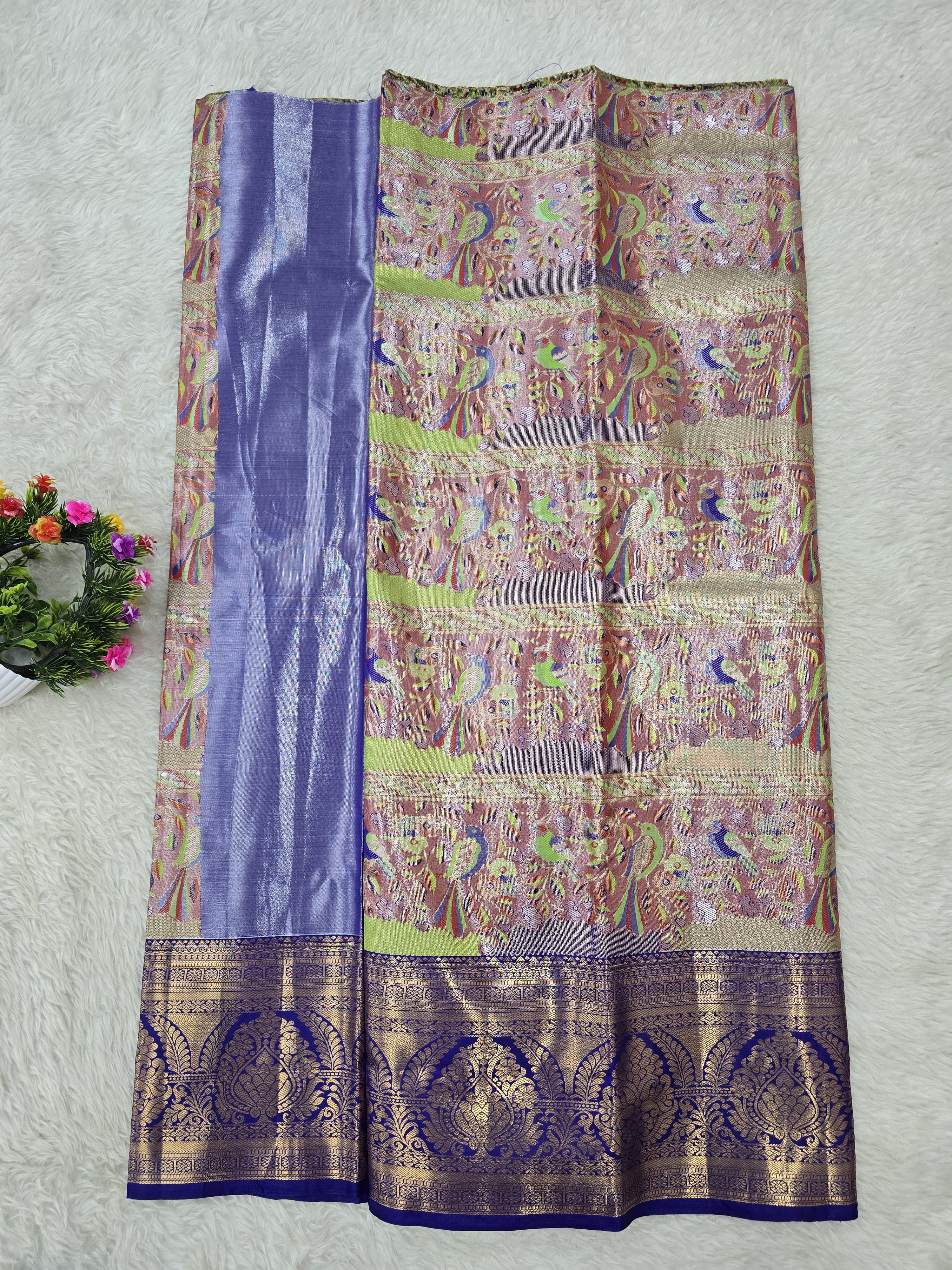 (5–10 Year) Lehenga – Unstitched (Blouse + Material)