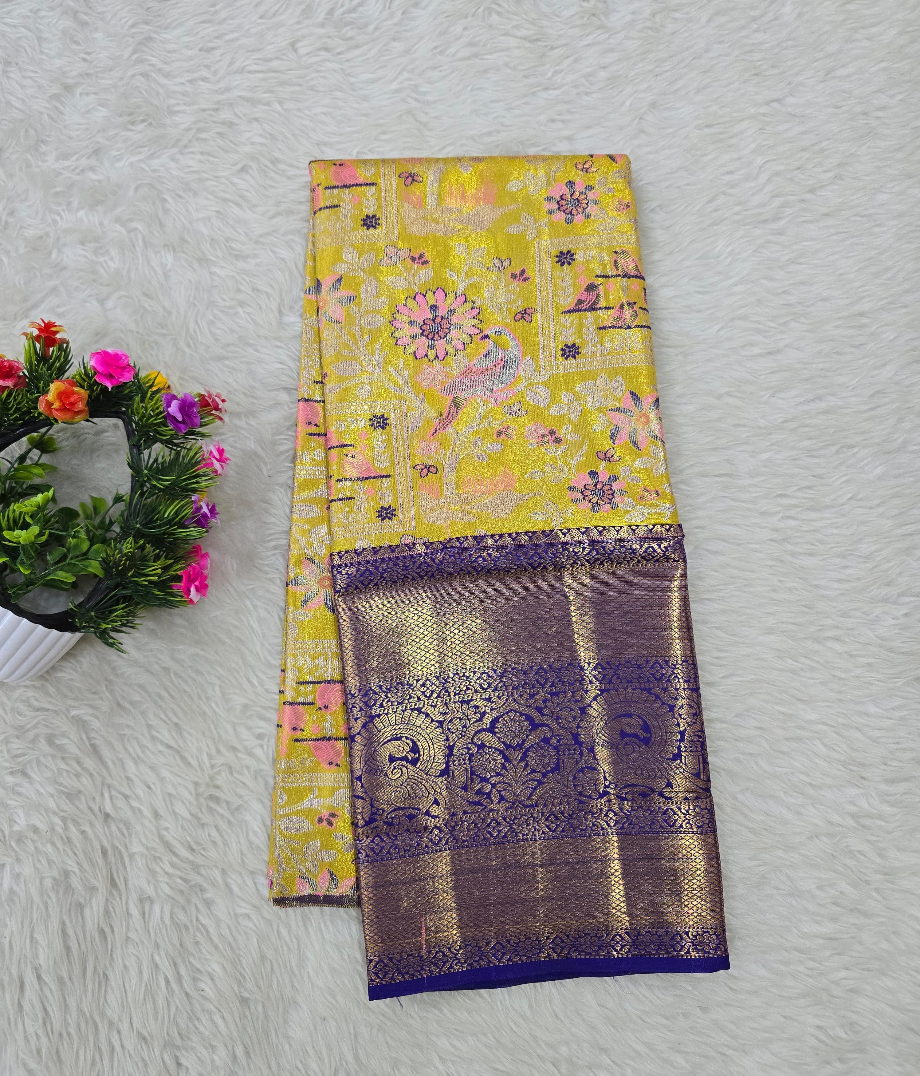 (5–10 Year) Lehenga – Unstitched (Blouse + Material)