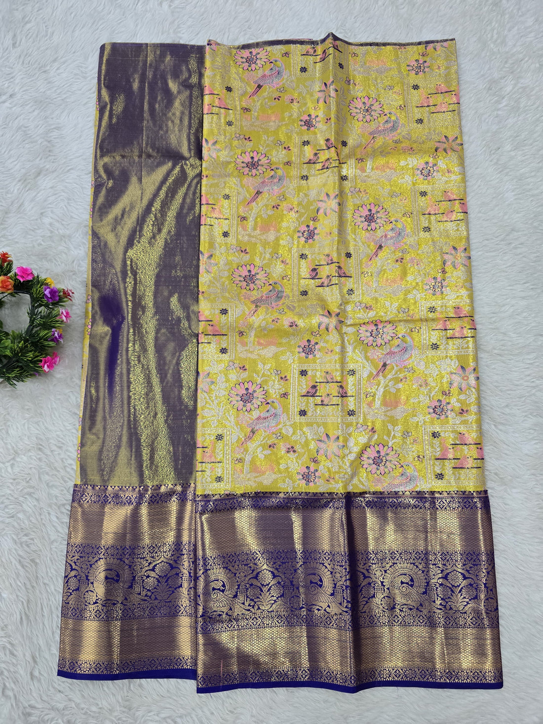 (5–10 Year) Lehenga – Unstitched (Blouse + Material)