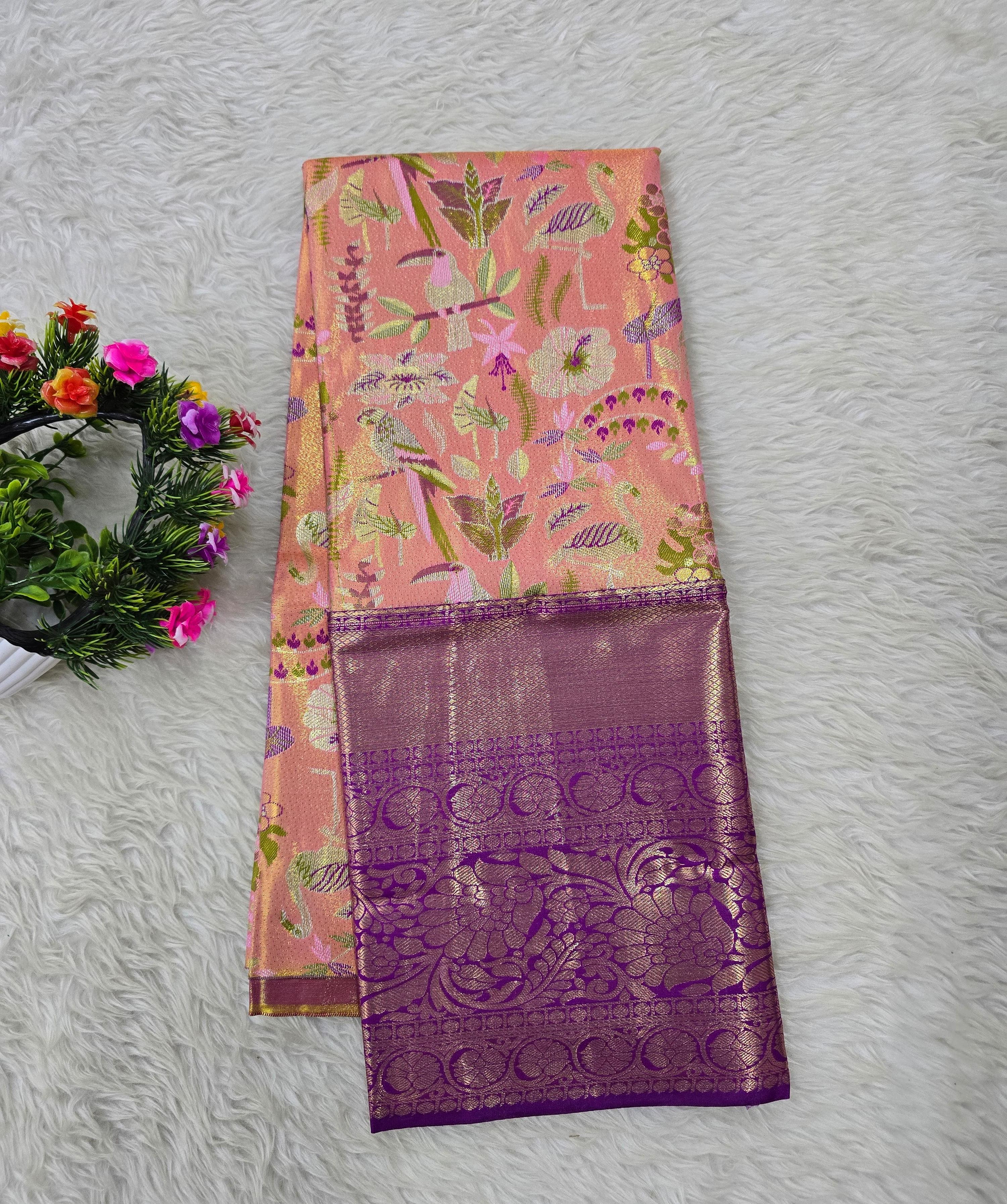 (5–10 Year) Lehenga – Unstitched (Blouse + Material)