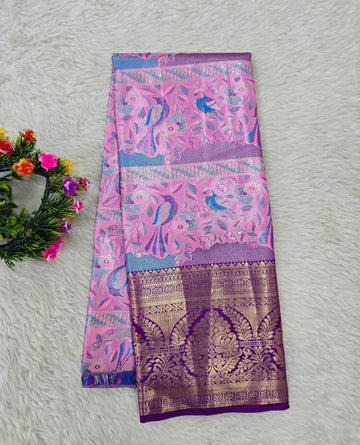 (5–10 Year) Lehenga – Unstitched (Blouse + Material)