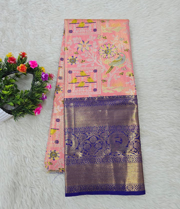 (5–10 Year) Lehenga – Unstitched (Blouse + Material)