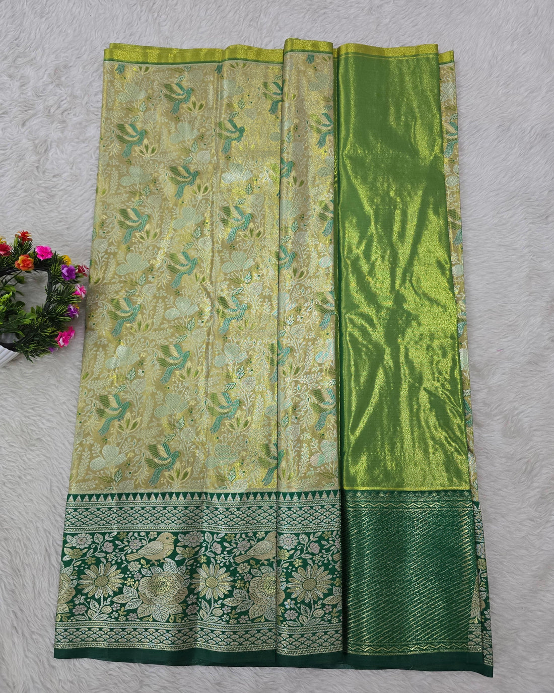 (5–10 Year) Lehenga – Unstitched (Blouse + Material)