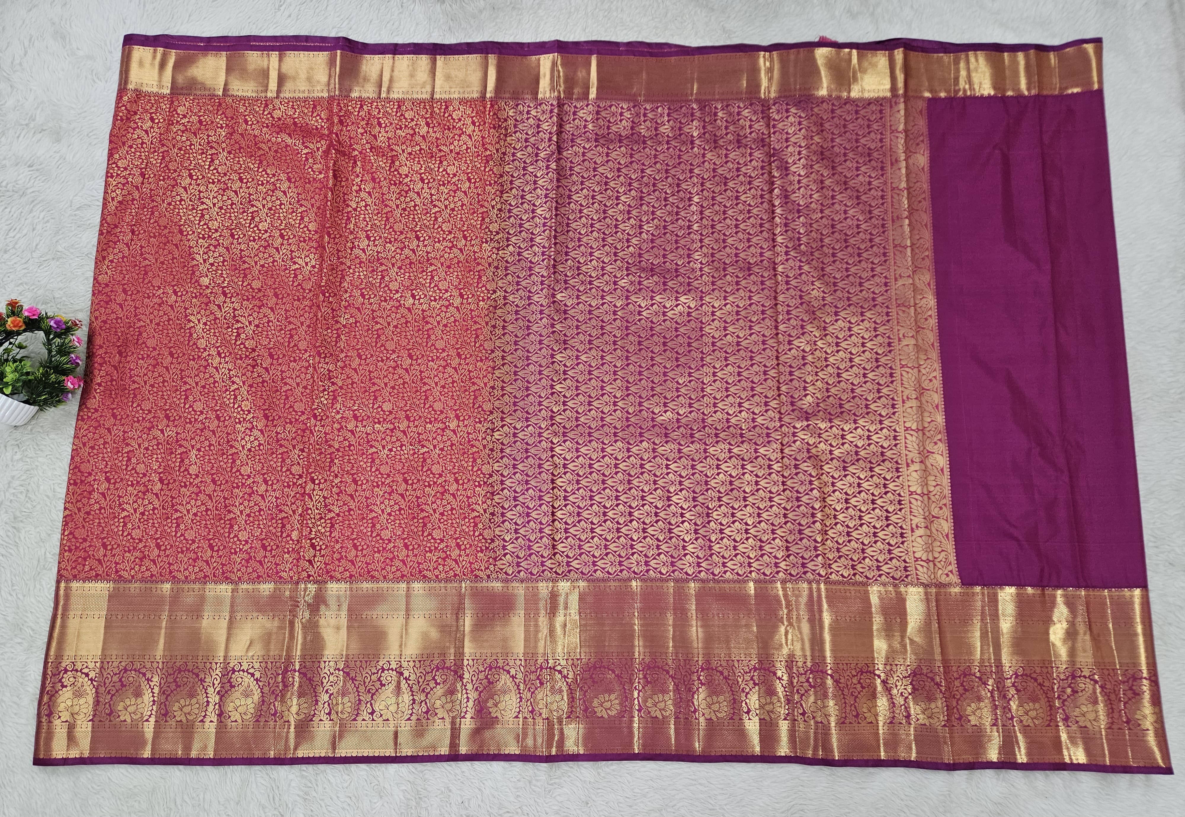 Semi kanchipattu resham saree