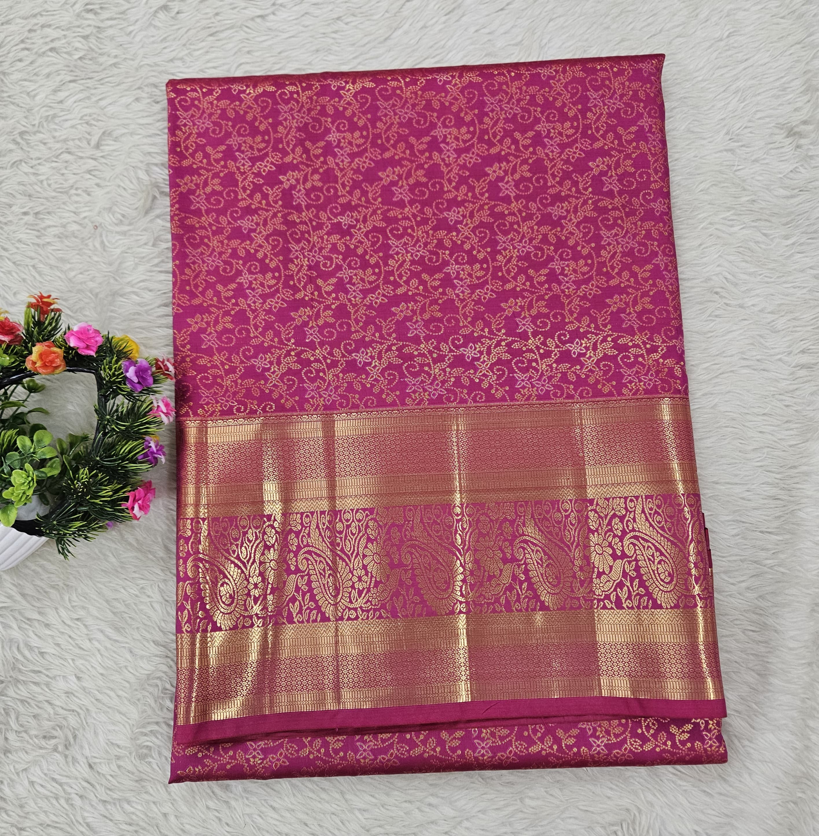 Semi kanchipattu resham saree