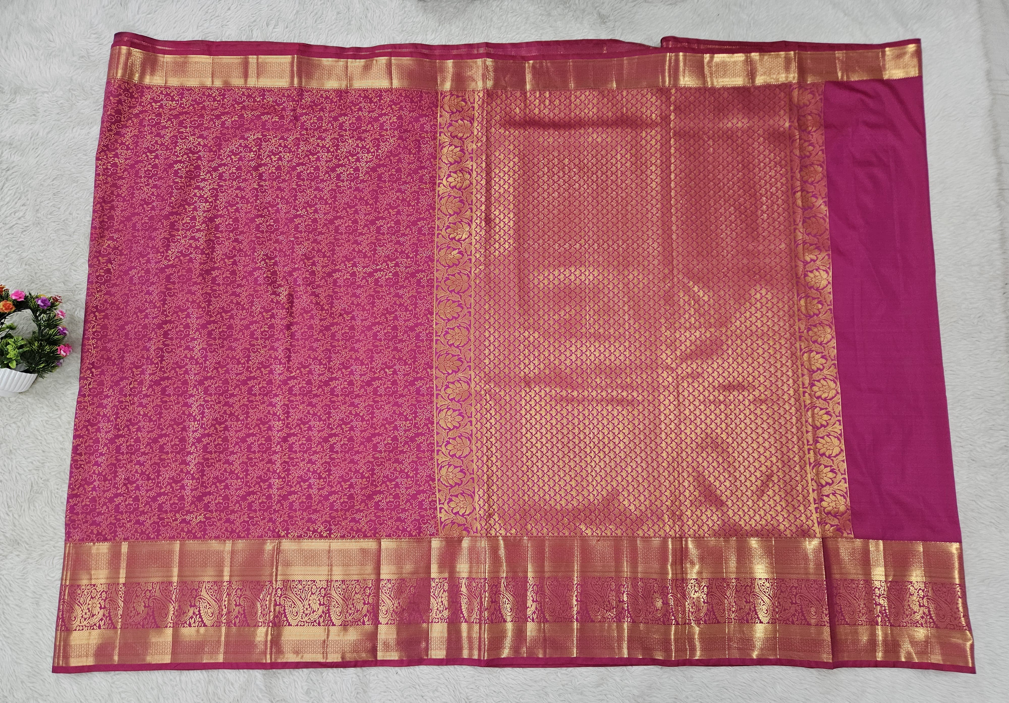Semi kanchipattu resham saree