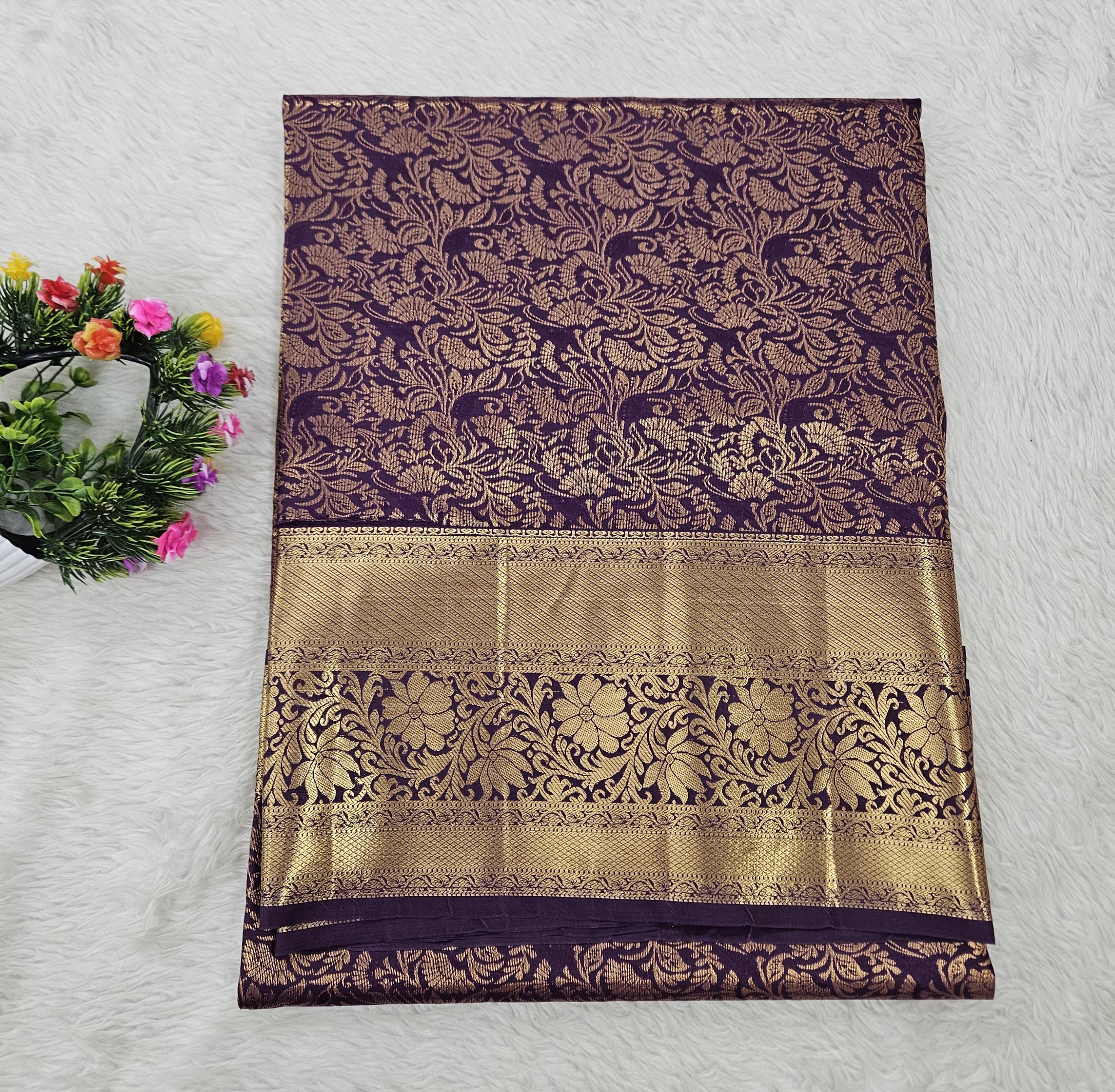 Semi kanchipattu resham saree