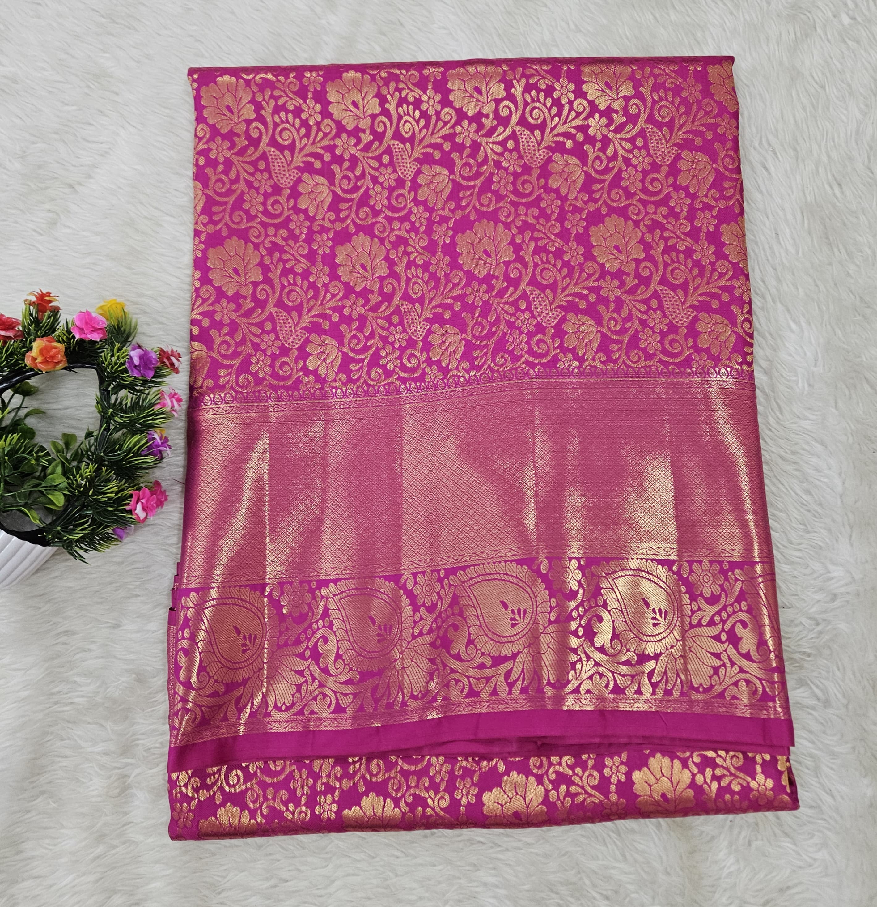 Semi kanchipattu resham saree