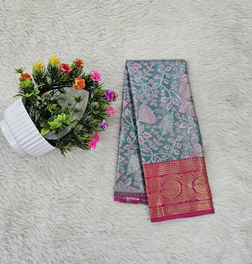 (0–1 Year) Lehenga – Unstitched (Blouse + Material)