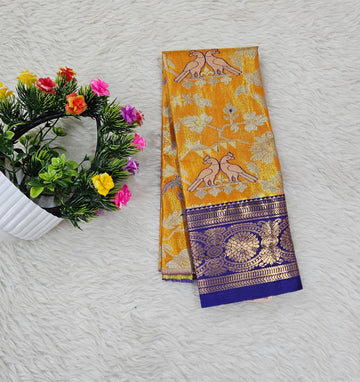 (0–1 Year) Lehenga – Unstitched (Blouse + Material)
