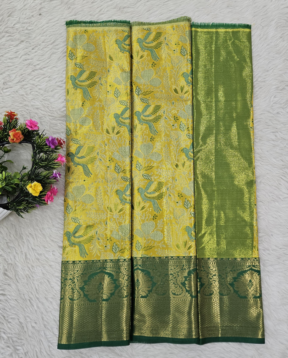 (0–1 Year) Lehenga – Unstitched (Blouse + Material)